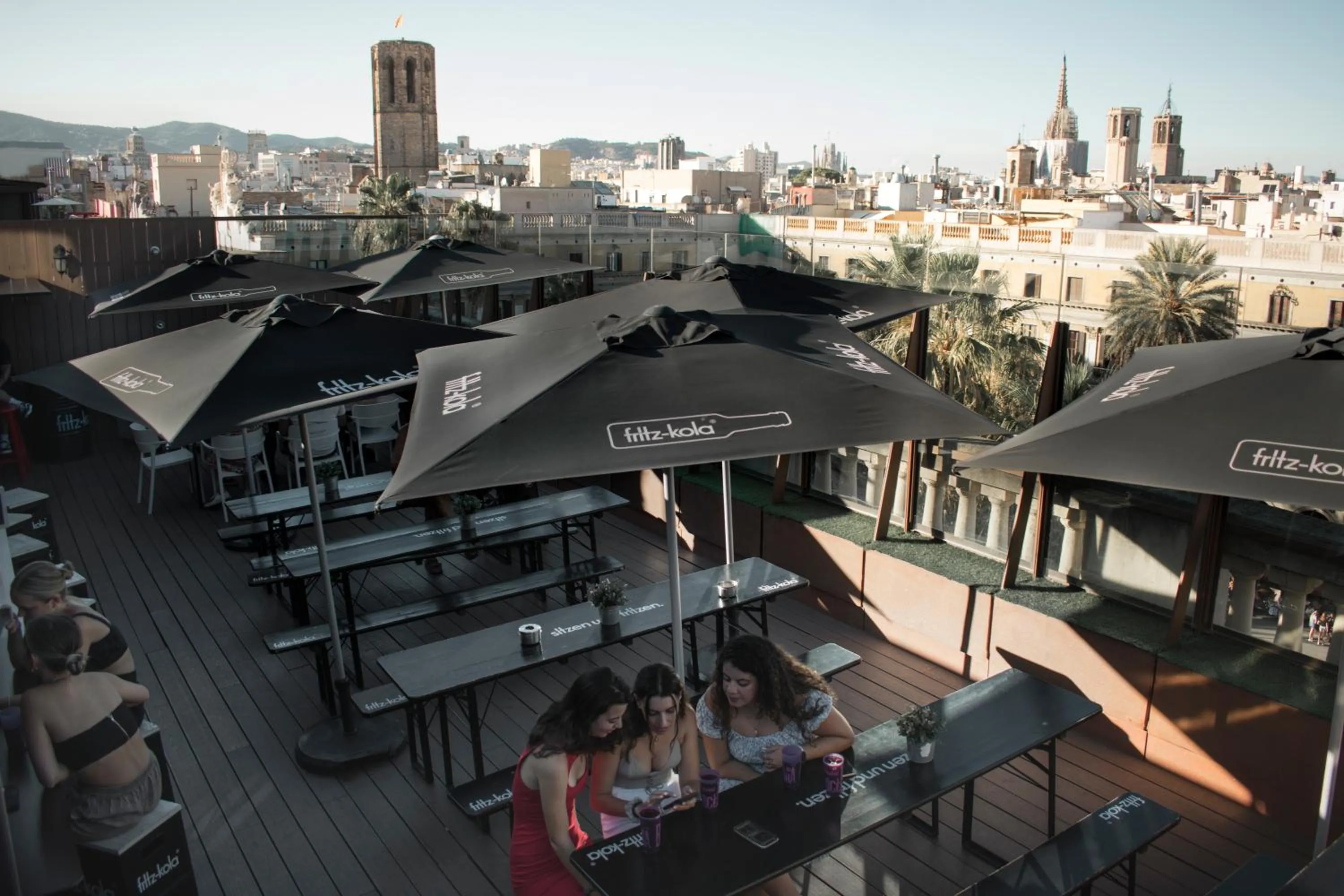 Balcony/Terrace in Kabul Party Hostel Barcelona