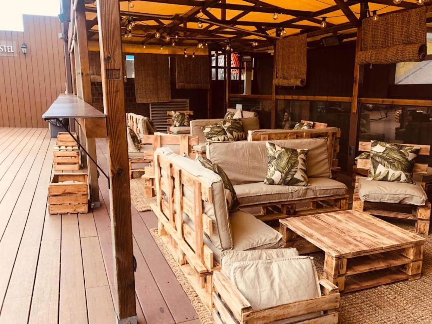 Balcony/Terrace in Kabul Party Hostel Barcelona