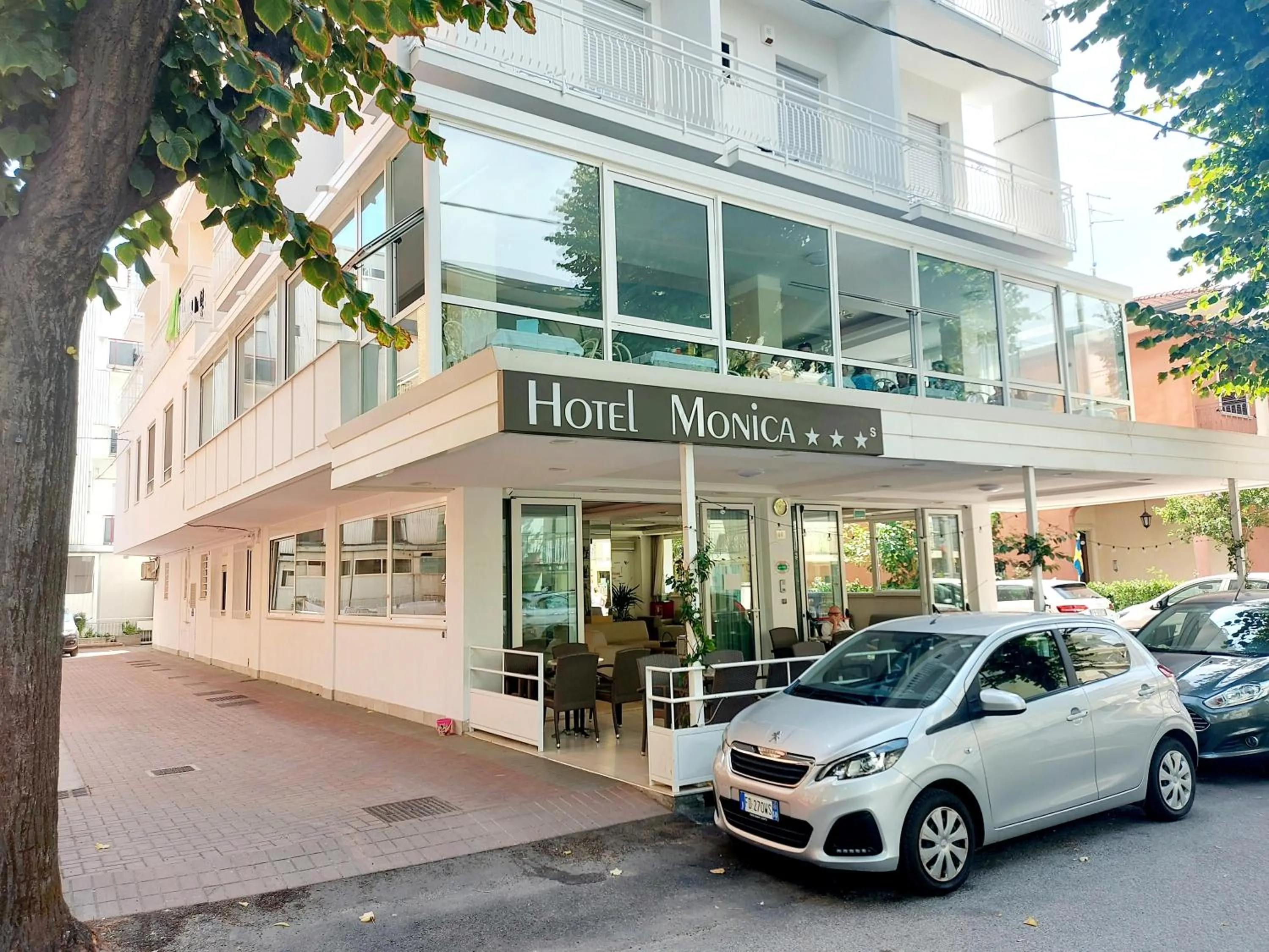 Property building in Hotel Monica