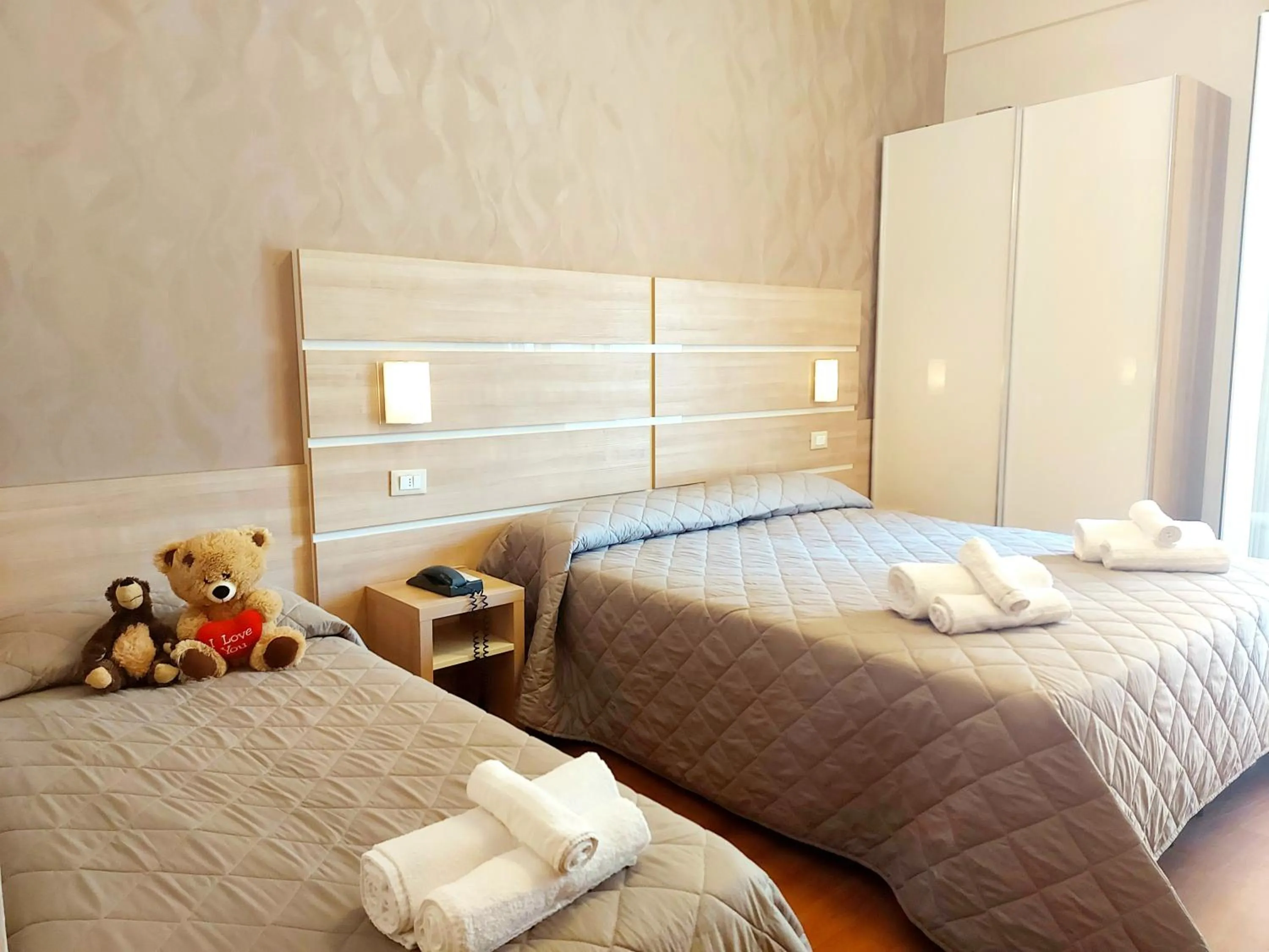 Decorative detail, Bed in Hotel Monica