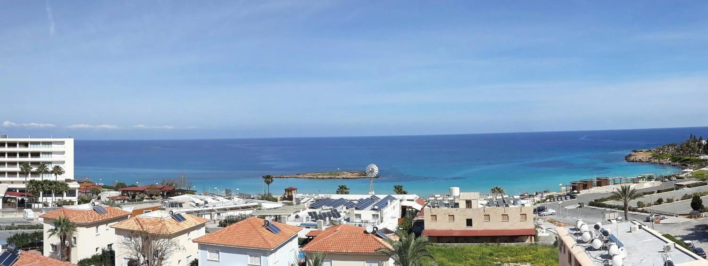 Sea view in Protaras Plaza Hotel