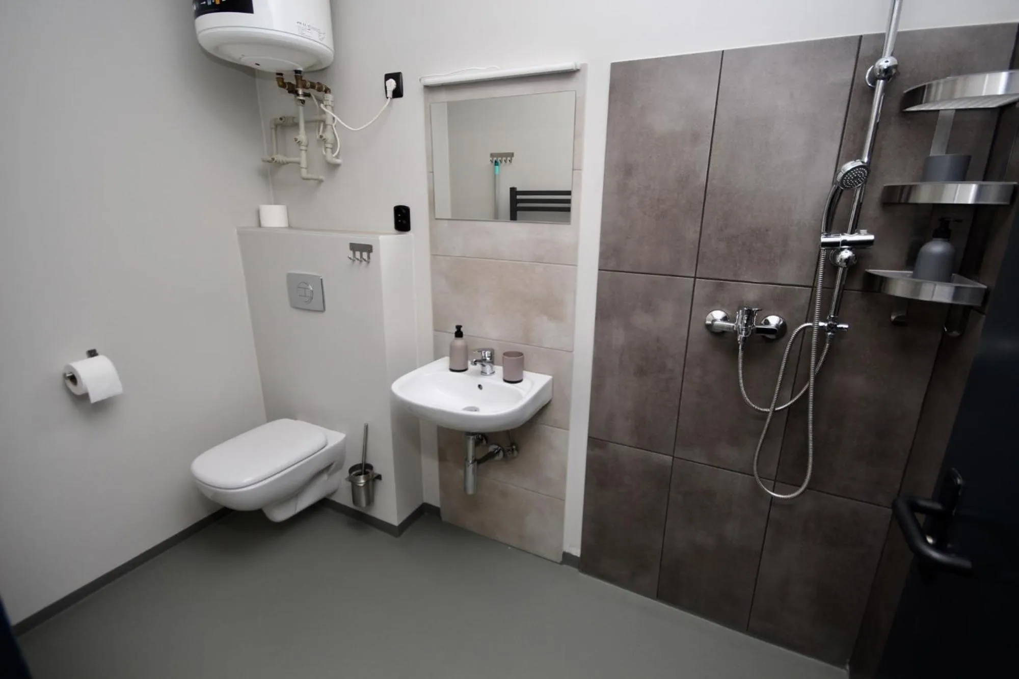 Bathroom in Flight Park Javorovy