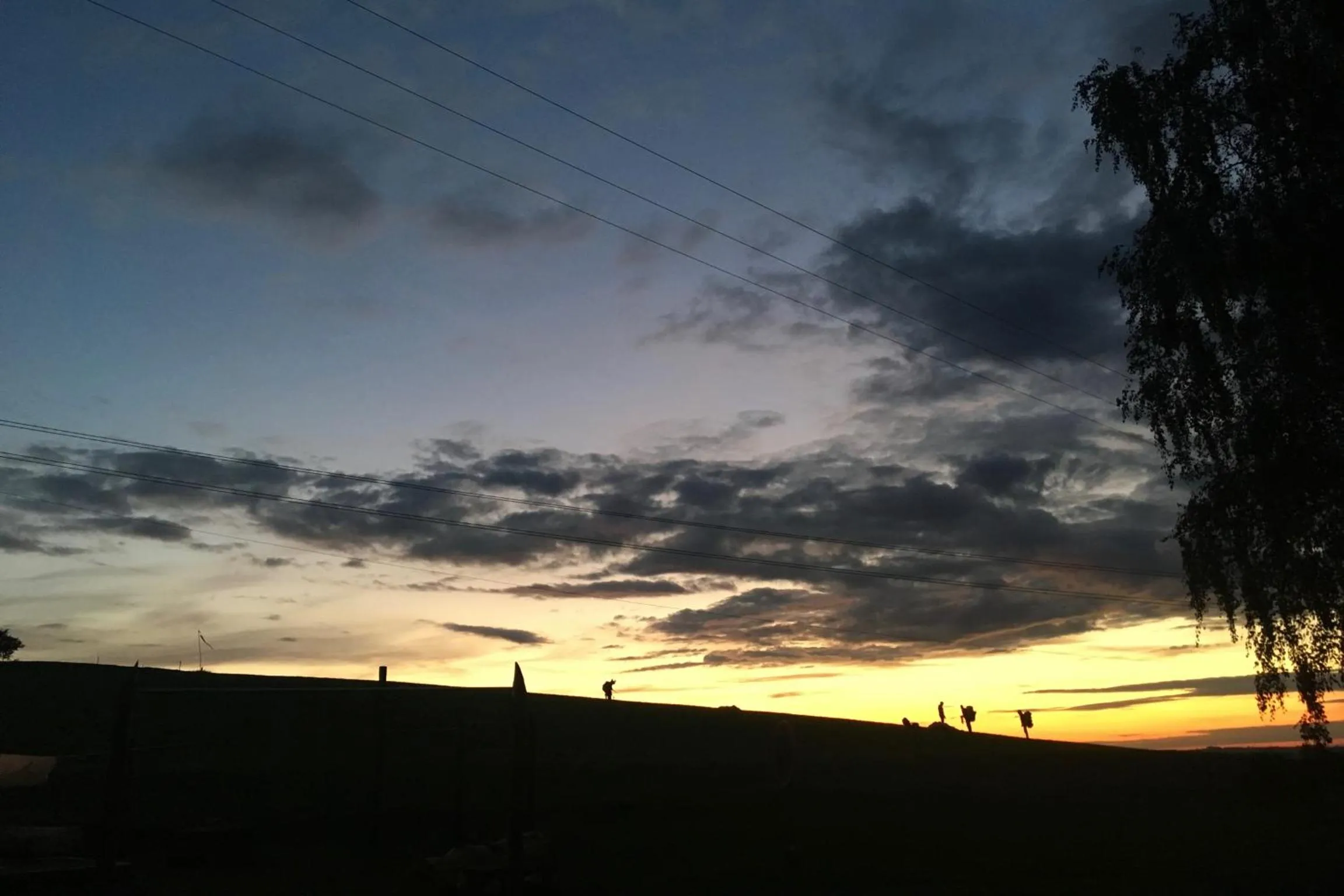 Natural landscape in Flight Park Javorovy