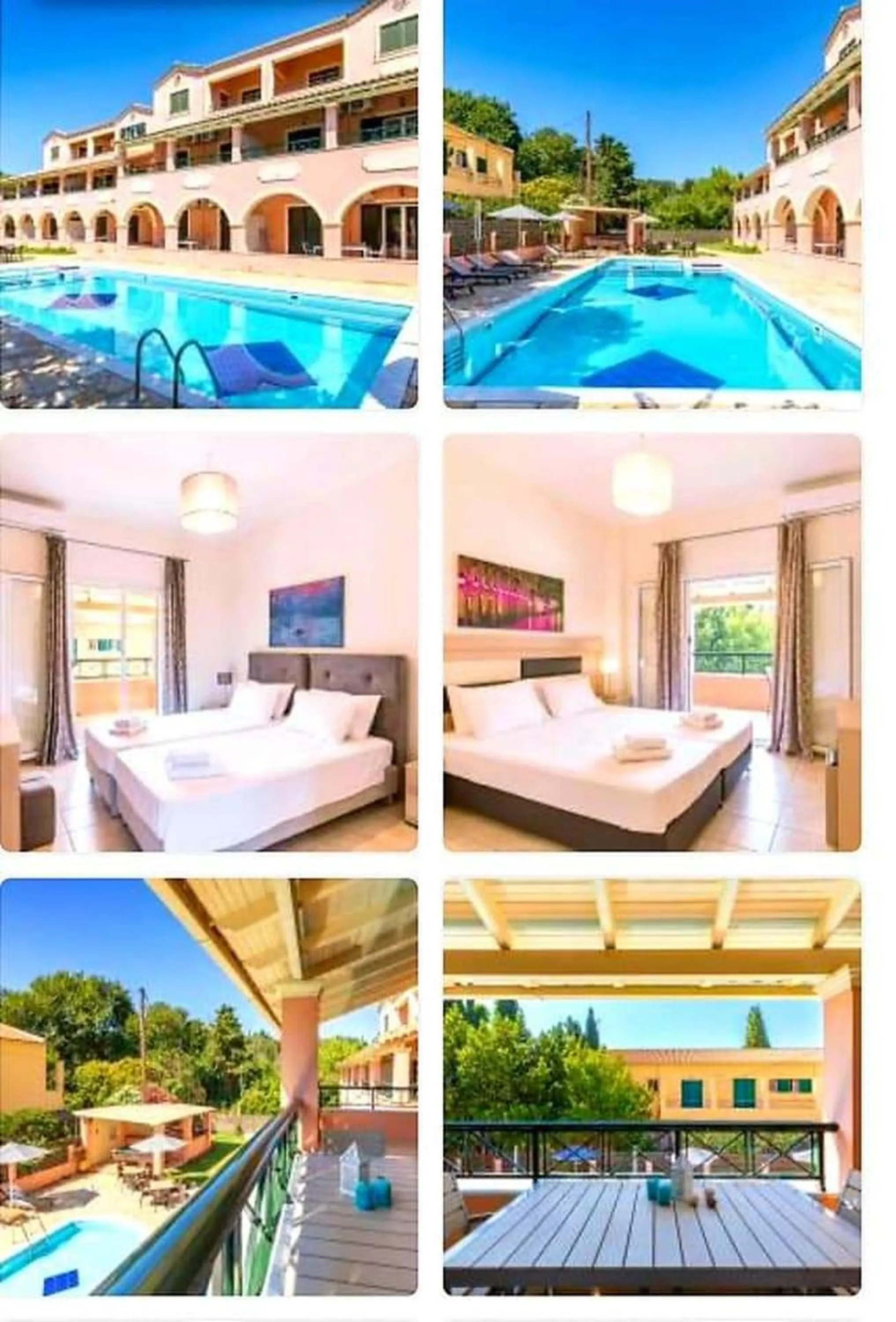 Bed in BELLA De LUX APTS