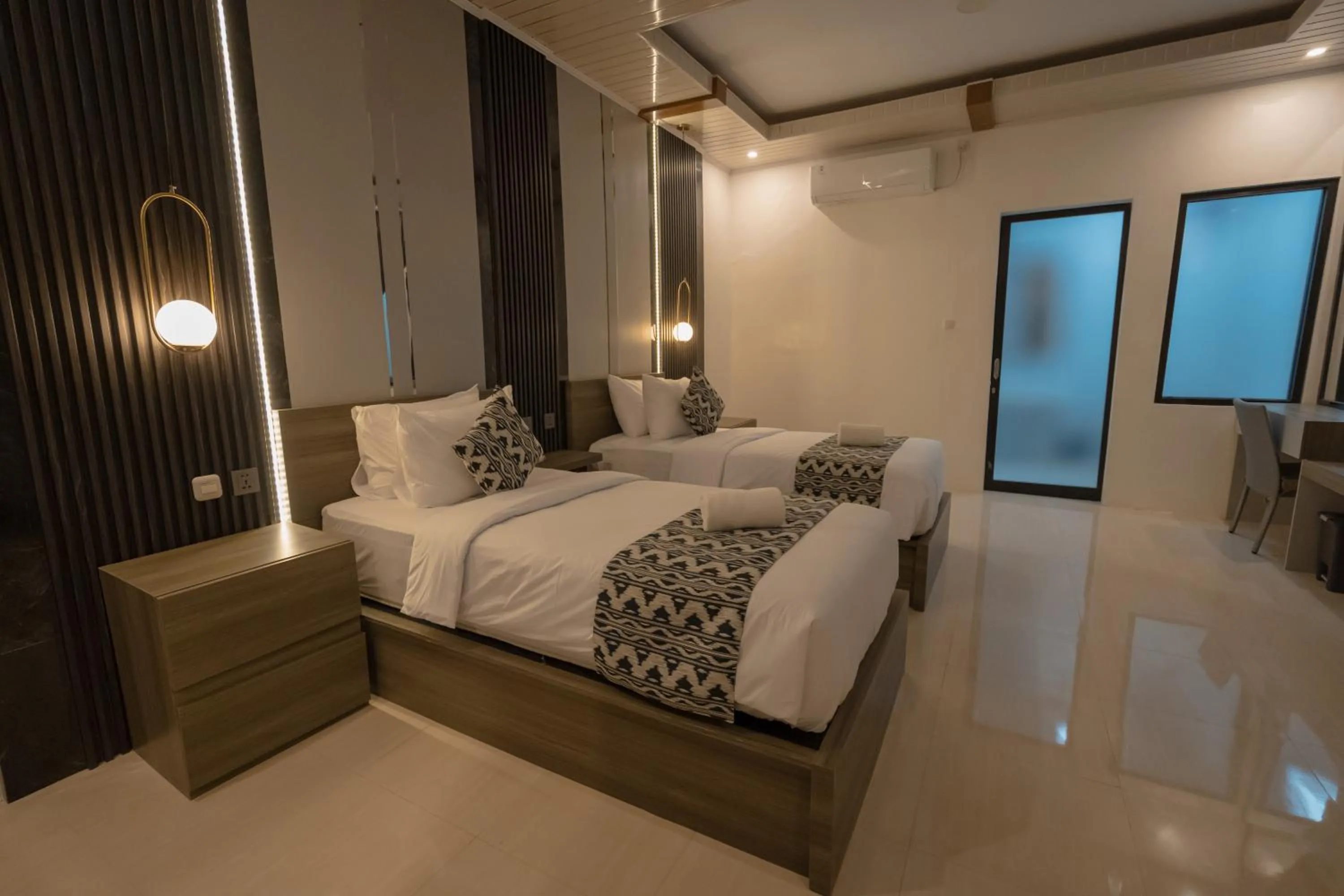 Bed in Pandawa Resort & Spa Seaview