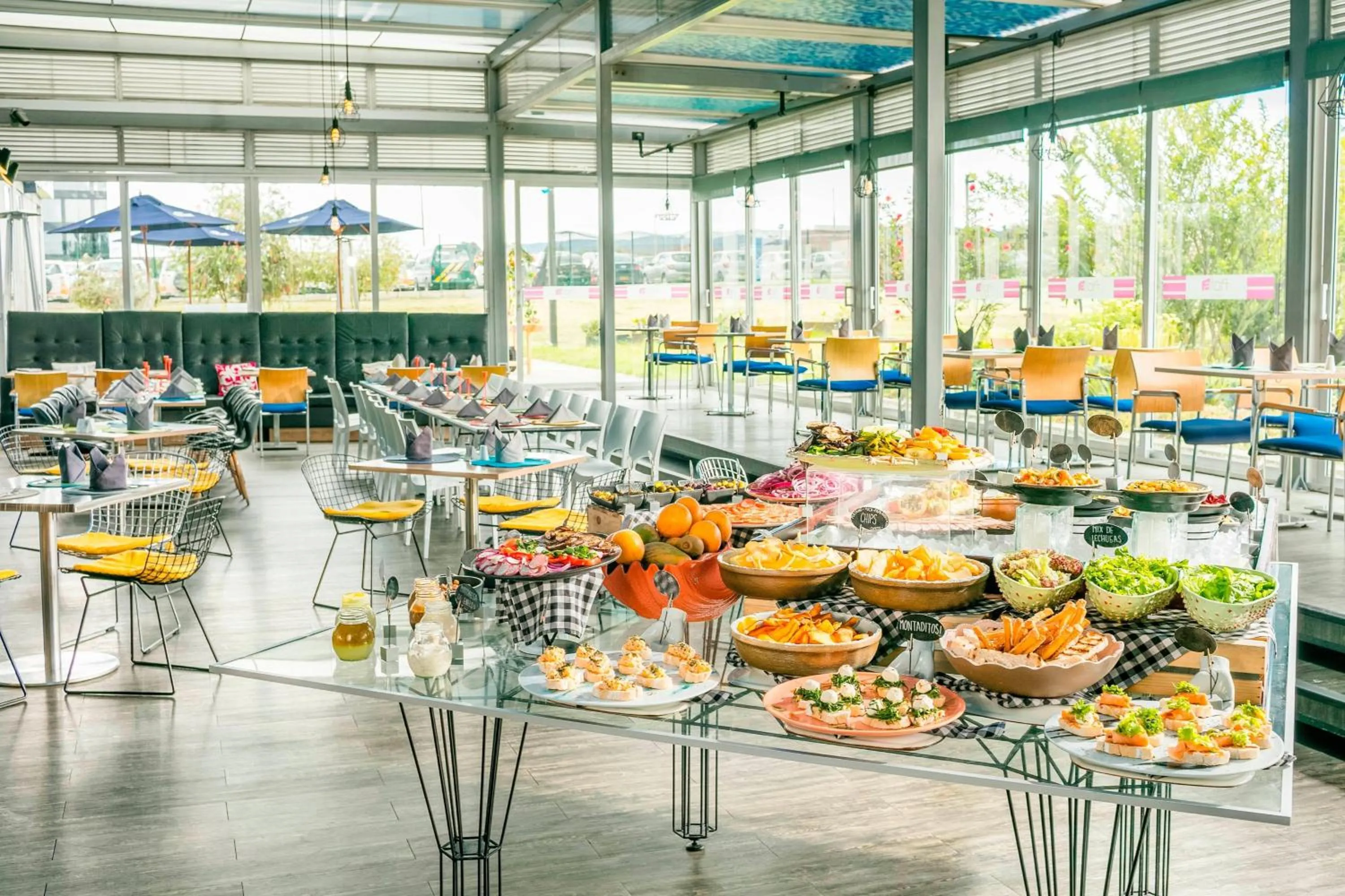 Breakfast in Aloft Bogotá Airport
