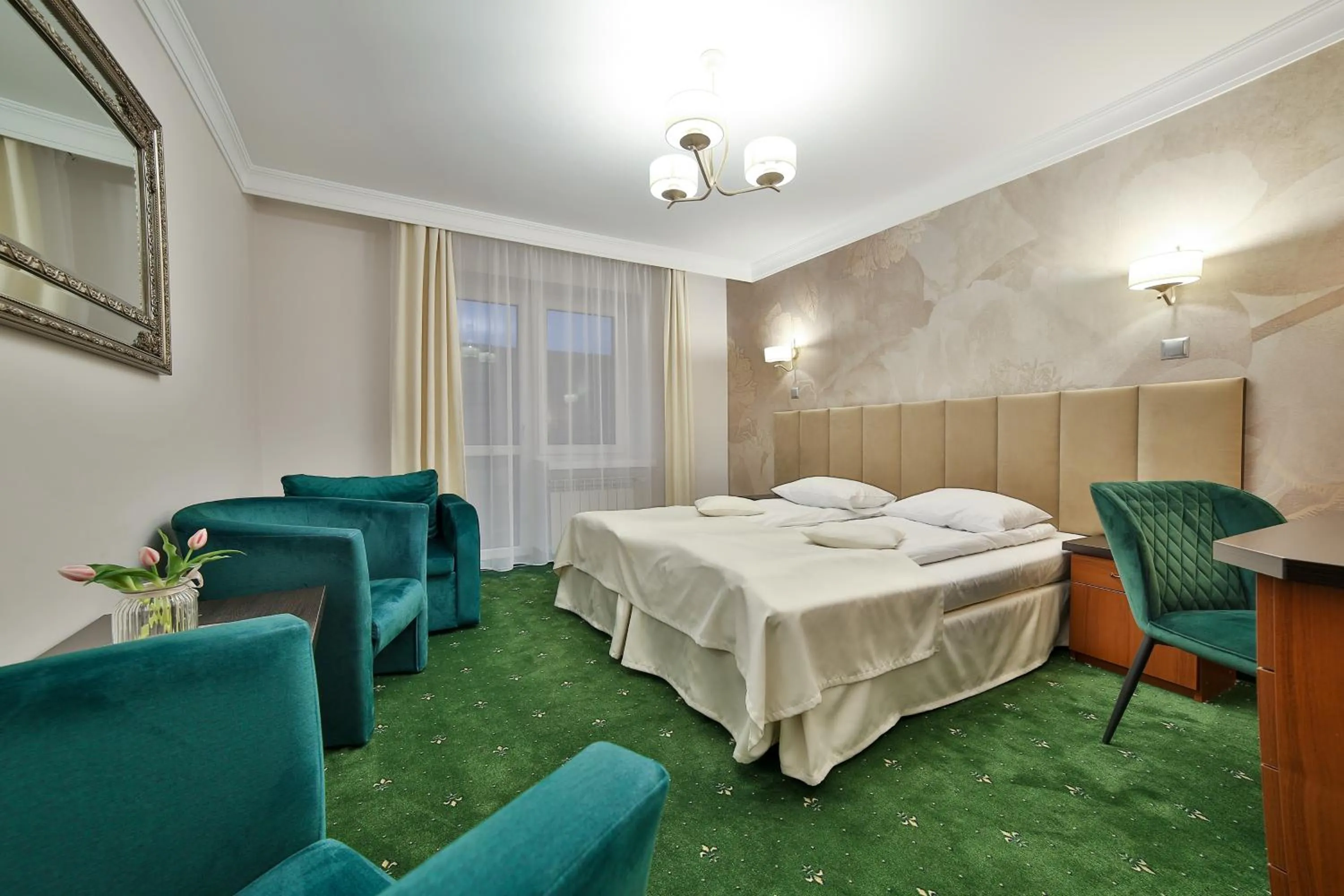 Bed in Hotel Wiosna