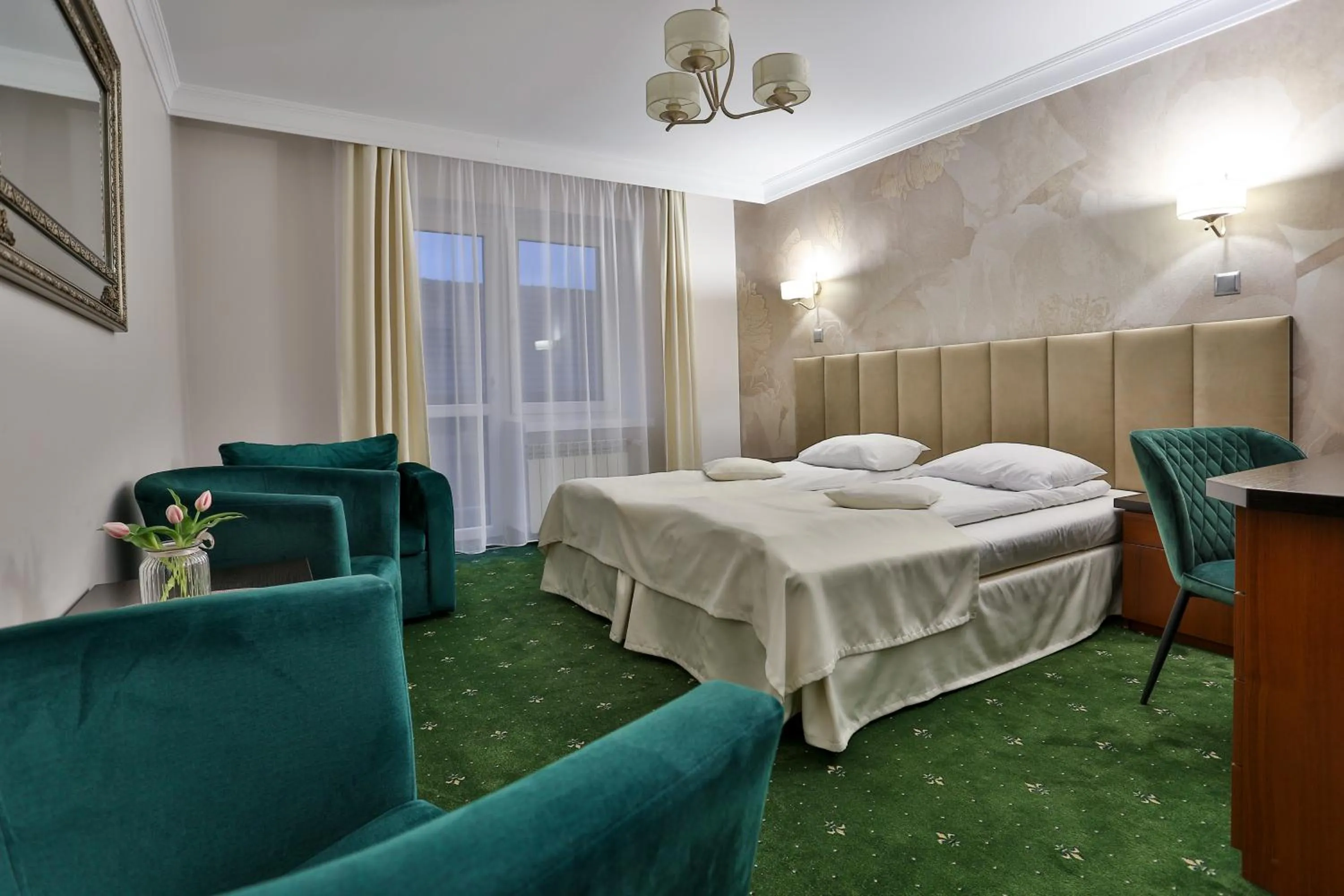 Bed in Hotel Wiosna