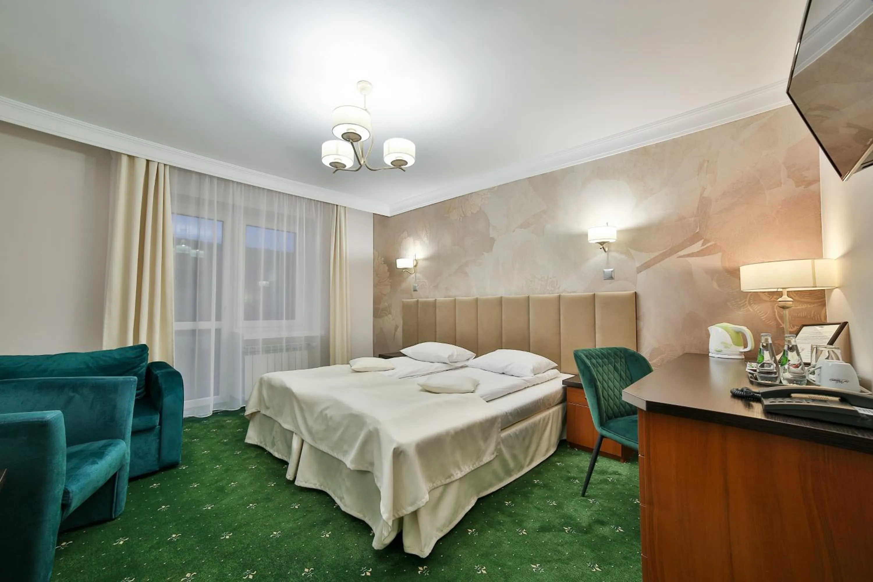 Bed in Hotel Wiosna