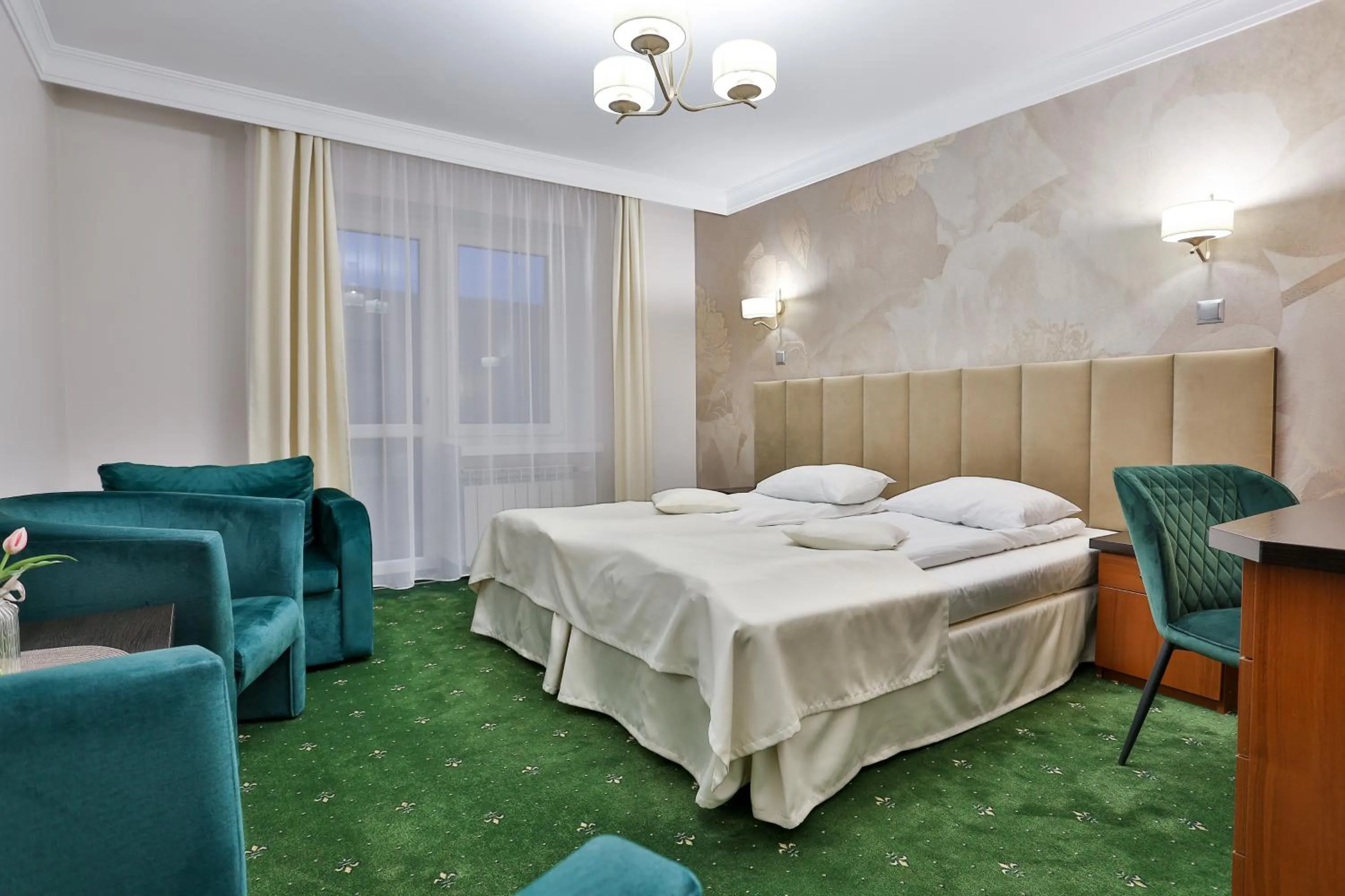 Bed in Hotel Wiosna