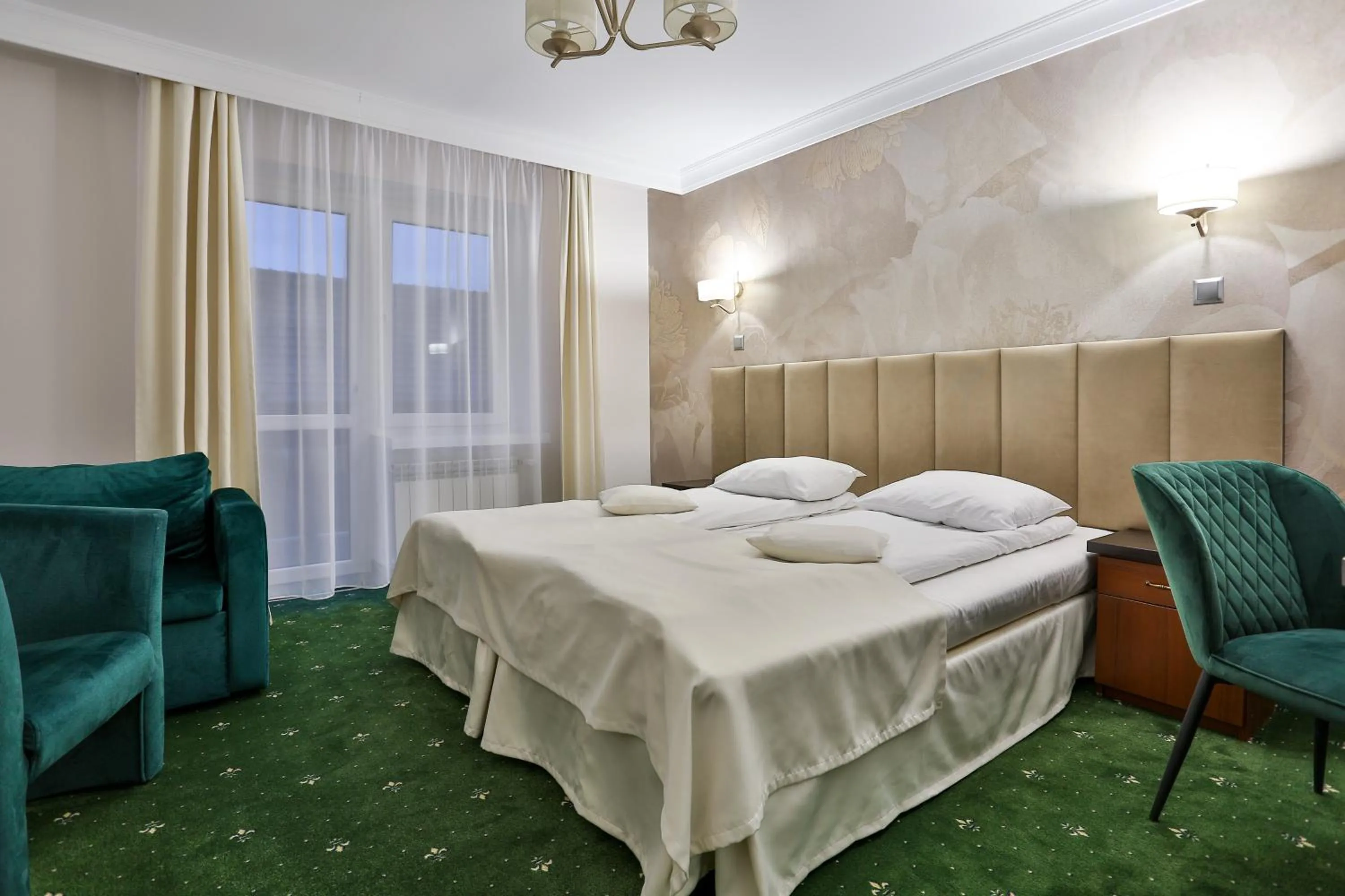 Bed in Hotel Wiosna
