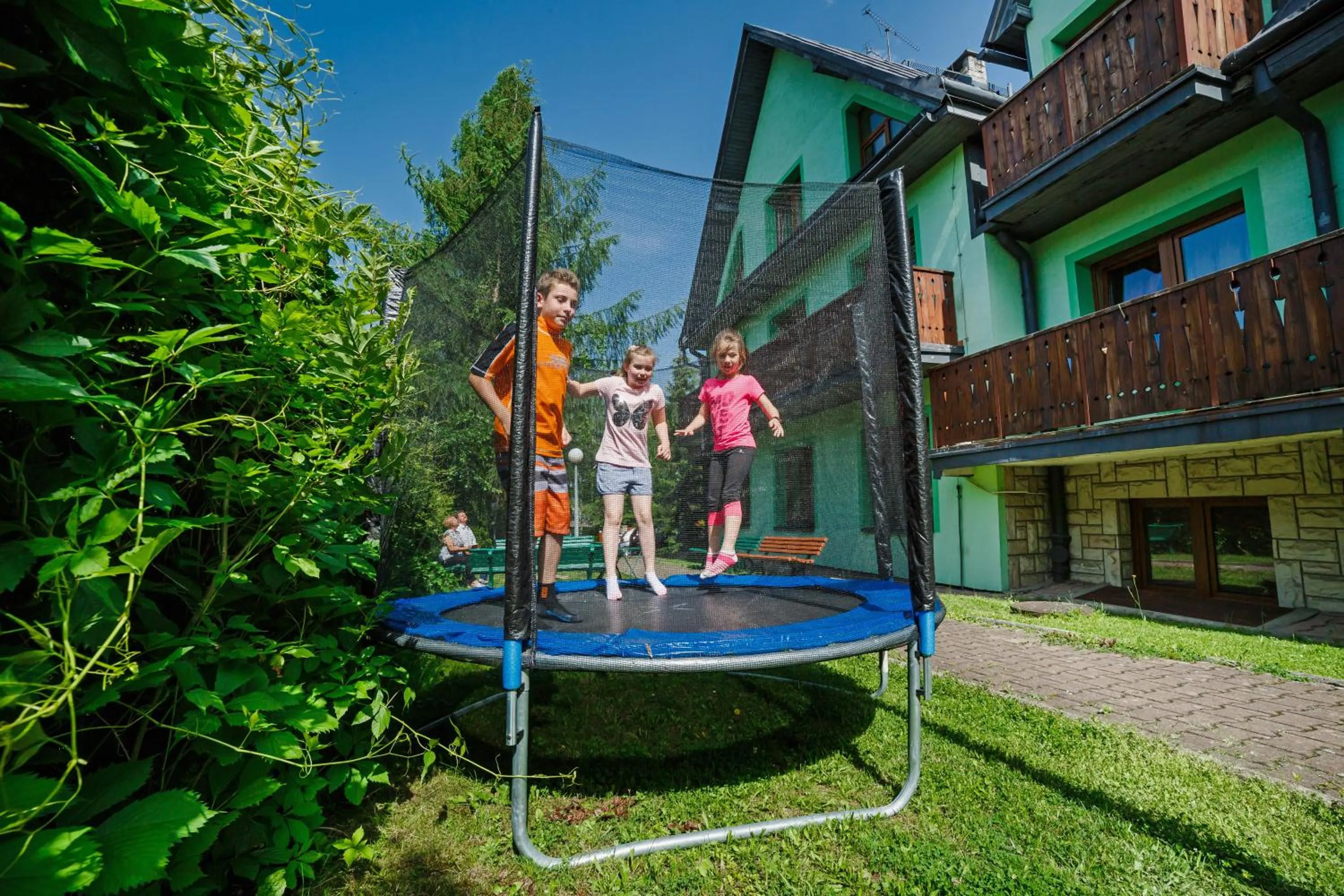 young children in Hotel Wiosna