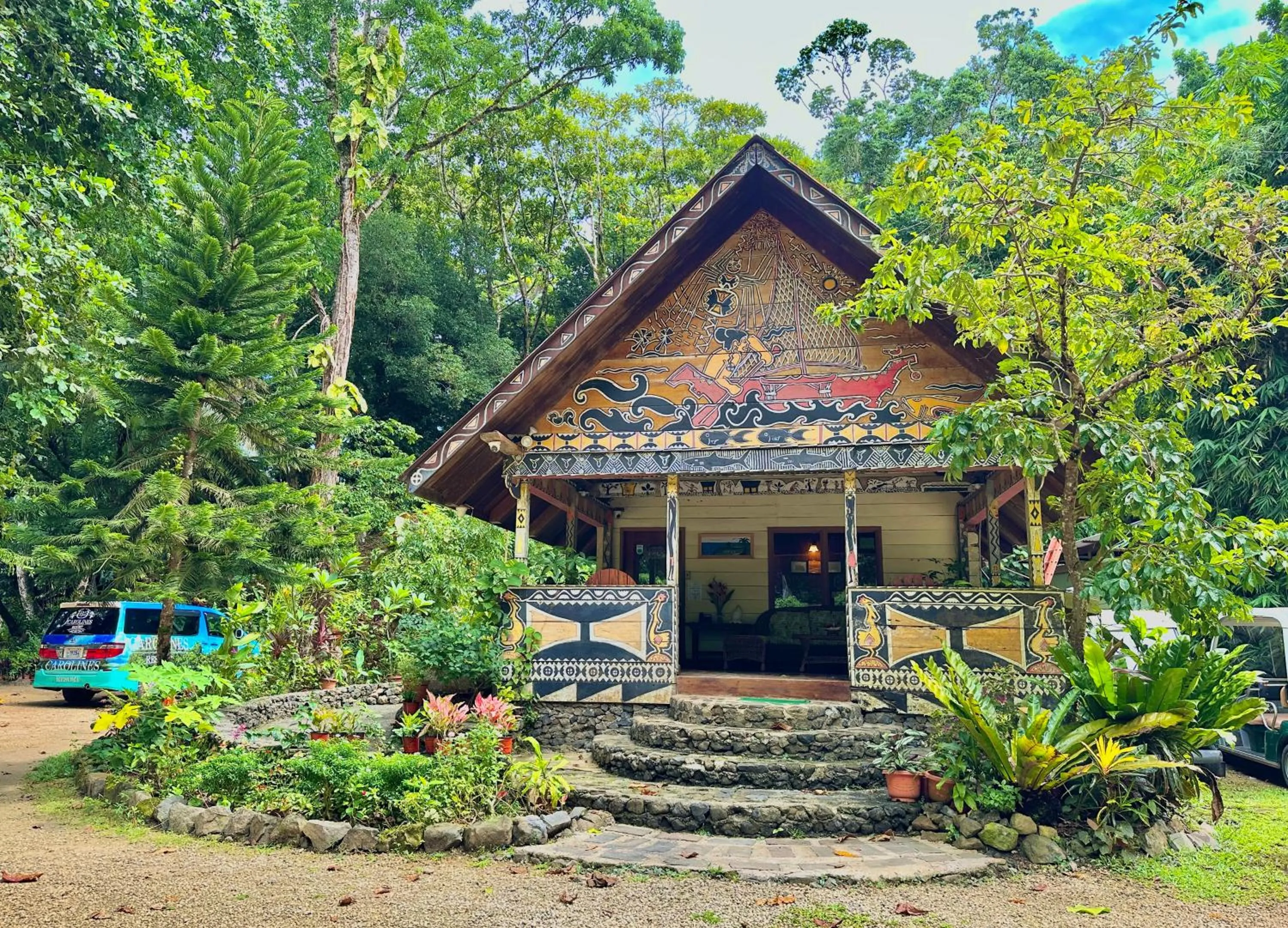 Lobby or reception in Palau Carolines Resort