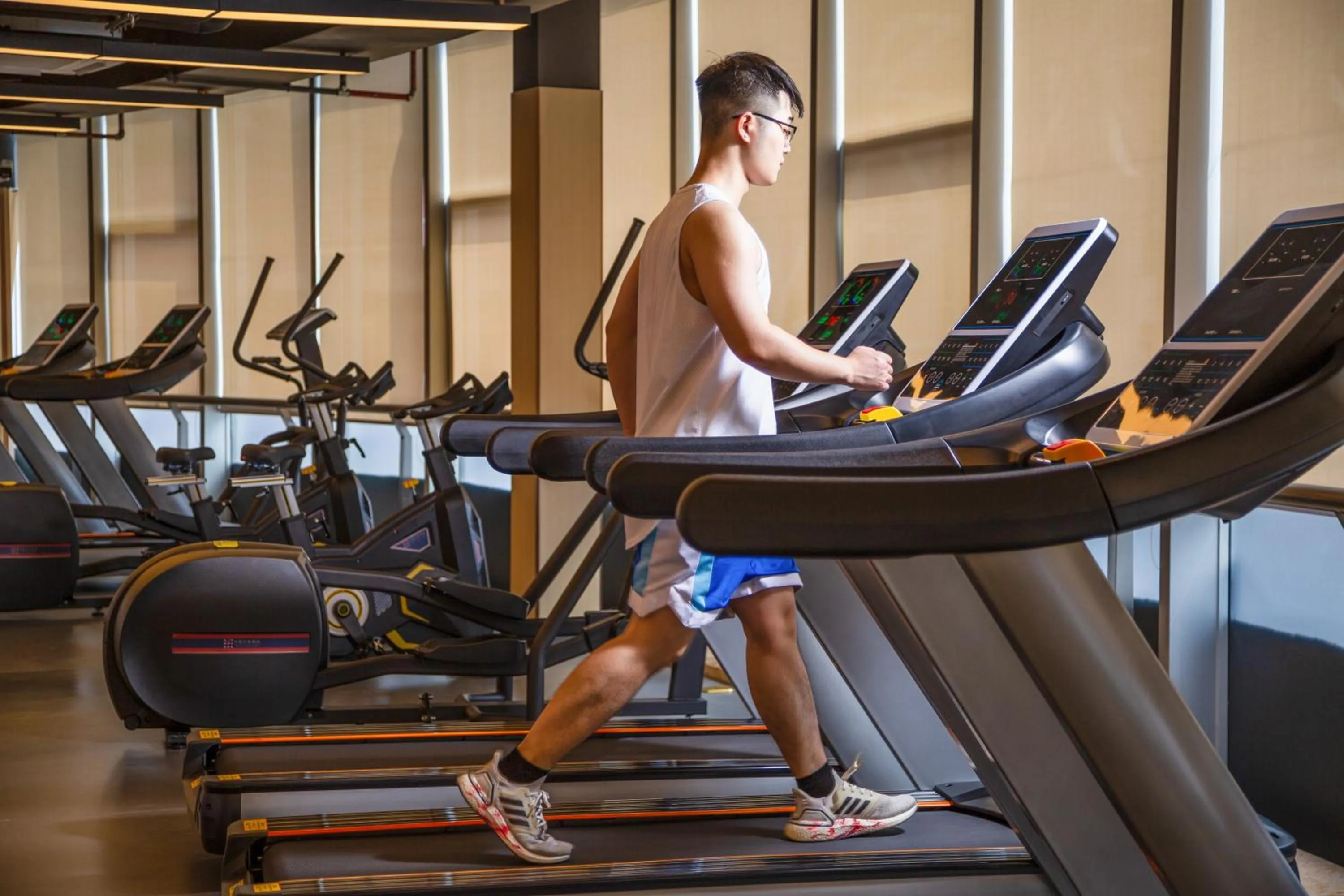Fitness centre/facilities in Guangzhou Wogo Yuanbao Hotel-Zhujiang New Town