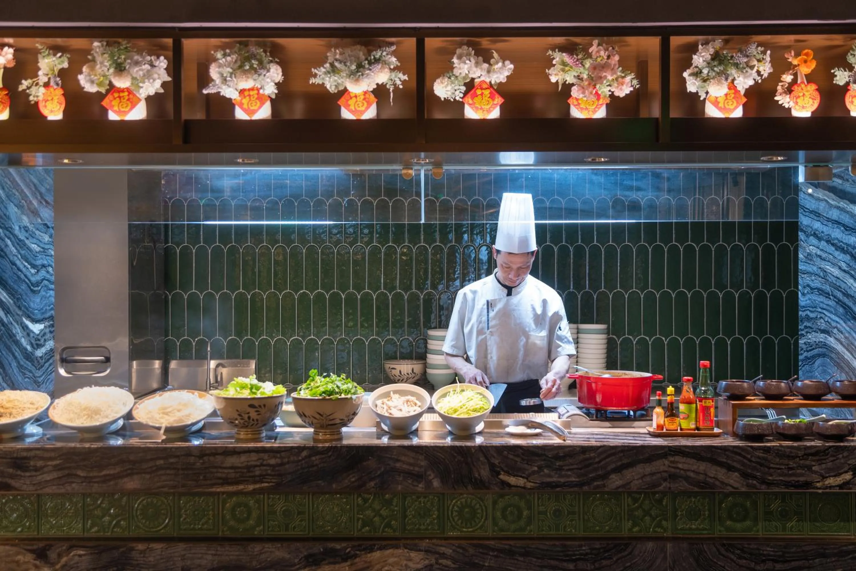 Buffet breakfast in Guangzhou Wogo Yuanbao Hotel-Zhujiang New Town