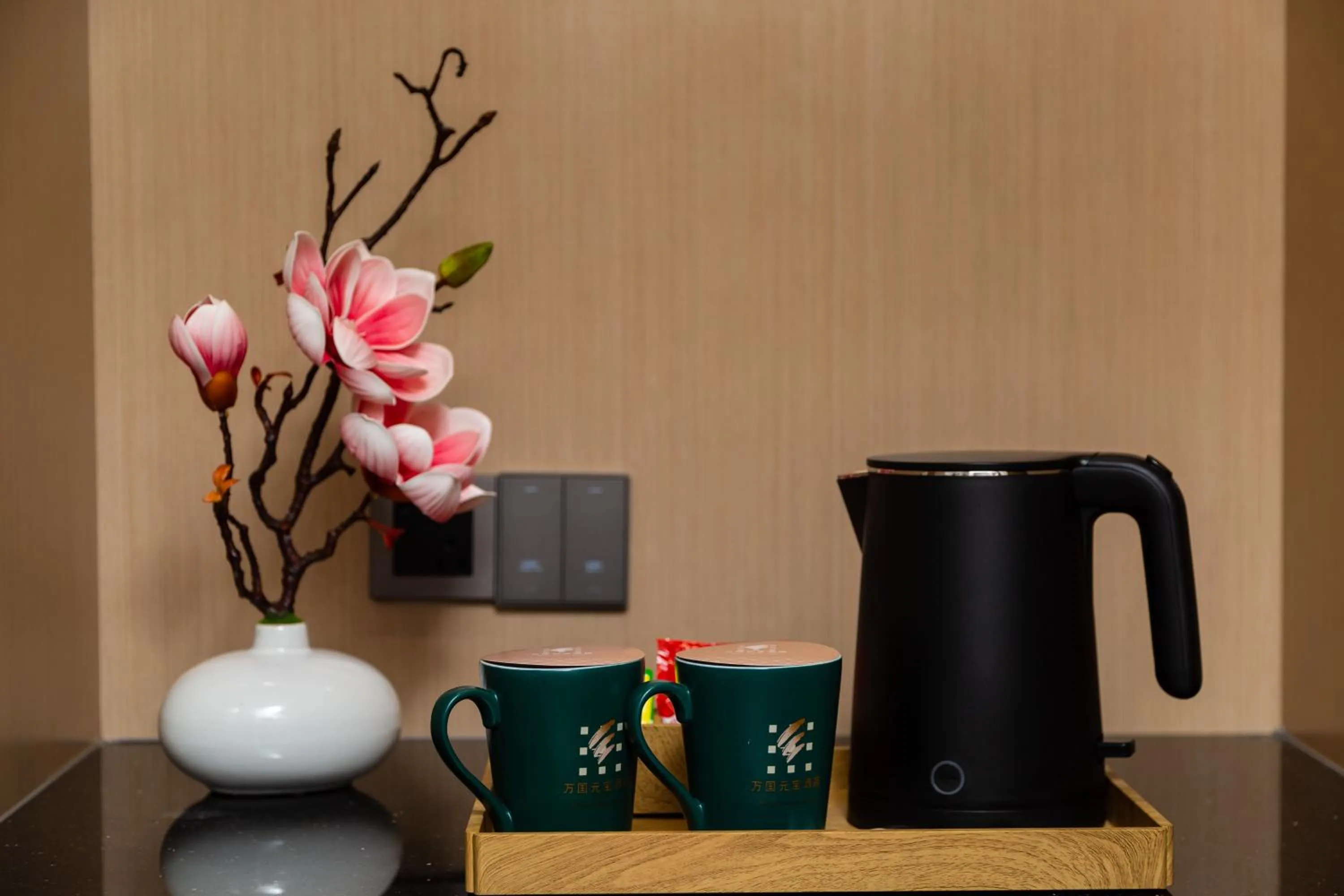 Coffee/tea facilities in Guangzhou Wogo Yuanbao Hotel-Zhujiang New Town