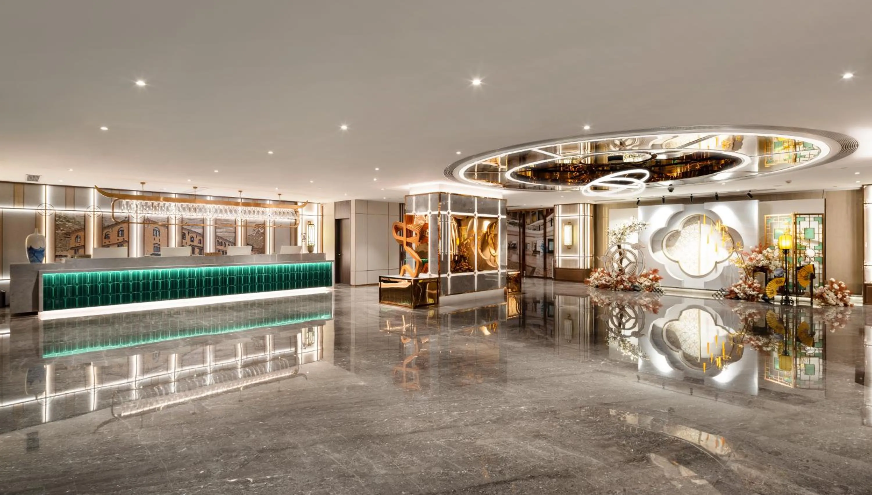 Lobby or reception, Bed in Guangzhou Wogo Yuanbao Hotel-Zhujiang New Town