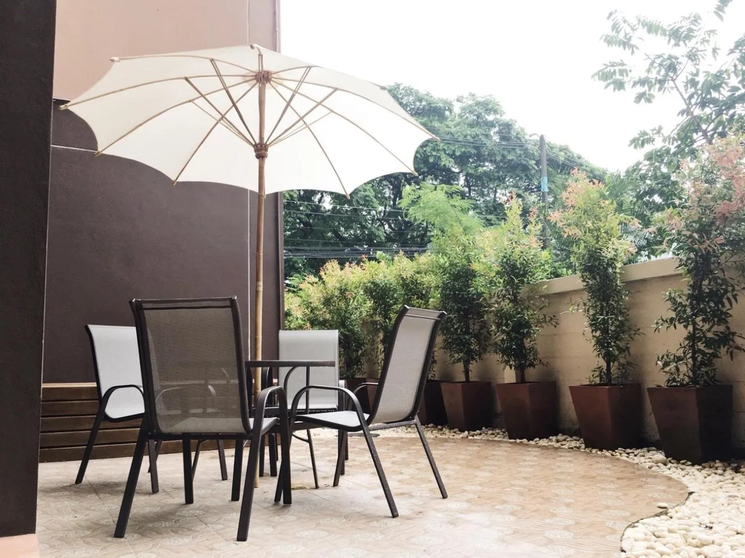 Seating area in B and Y Residence