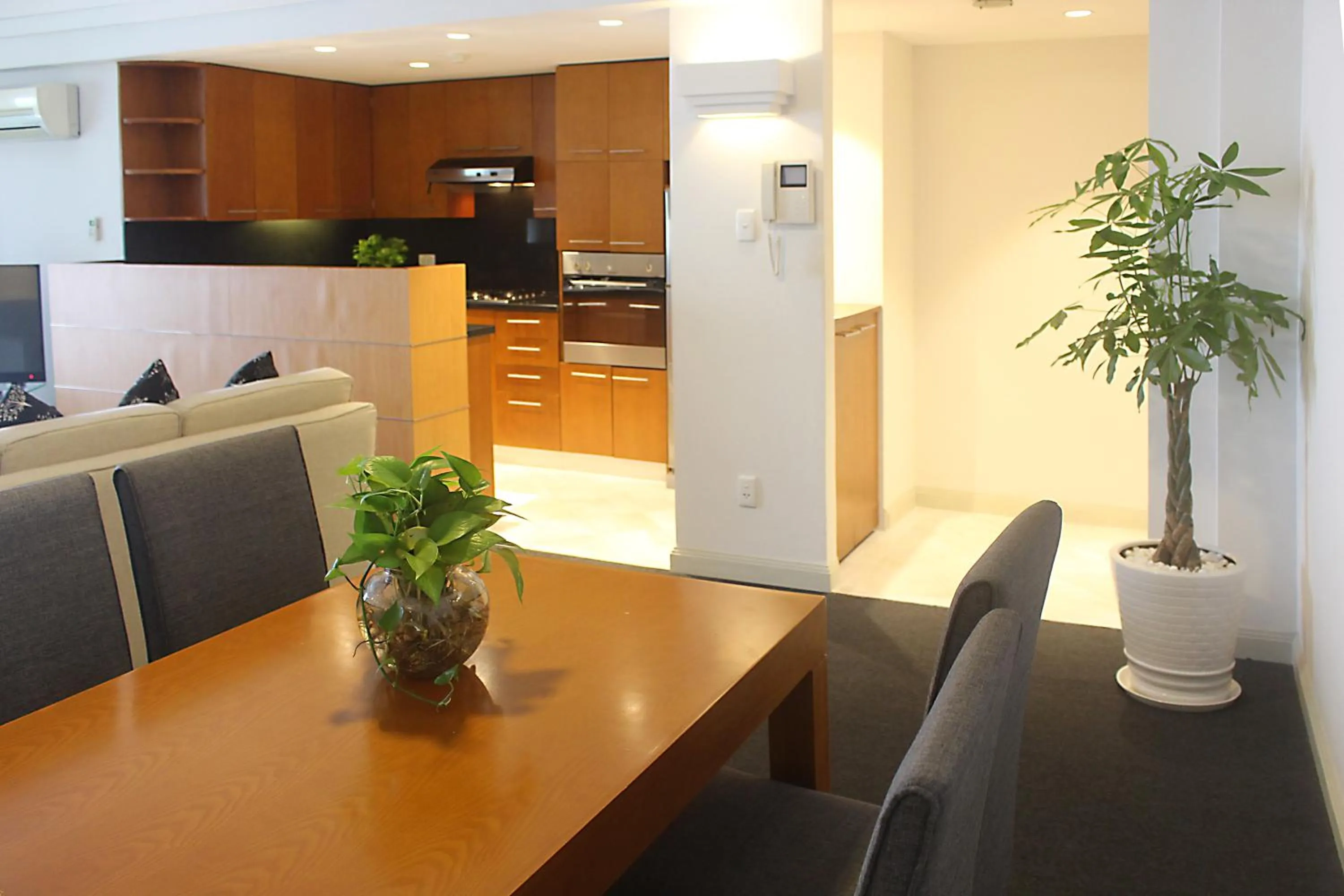 Living room in Downtown Retro Serviced Apartment