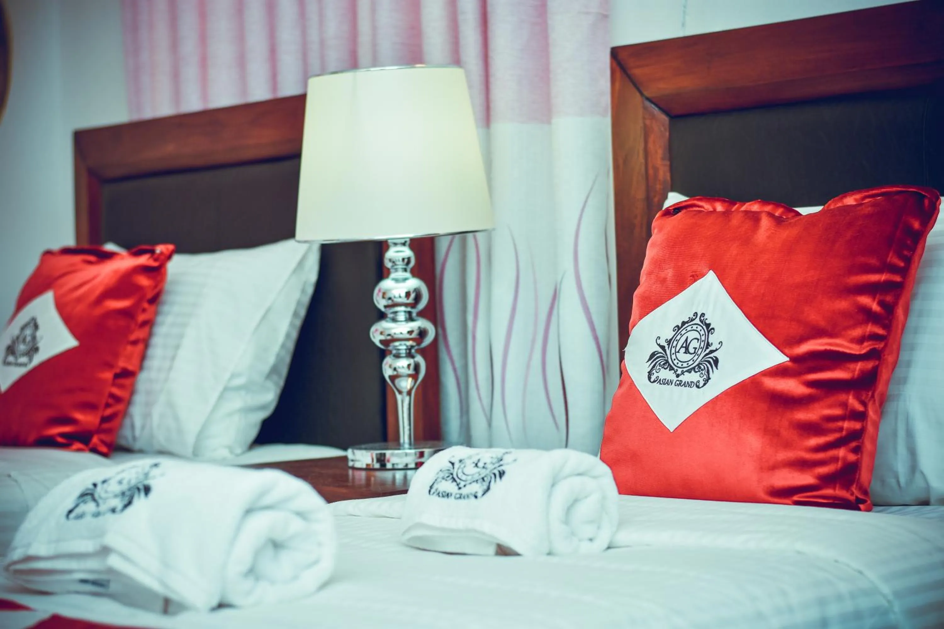 Bedroom, Bed in Asian Grand Hotel