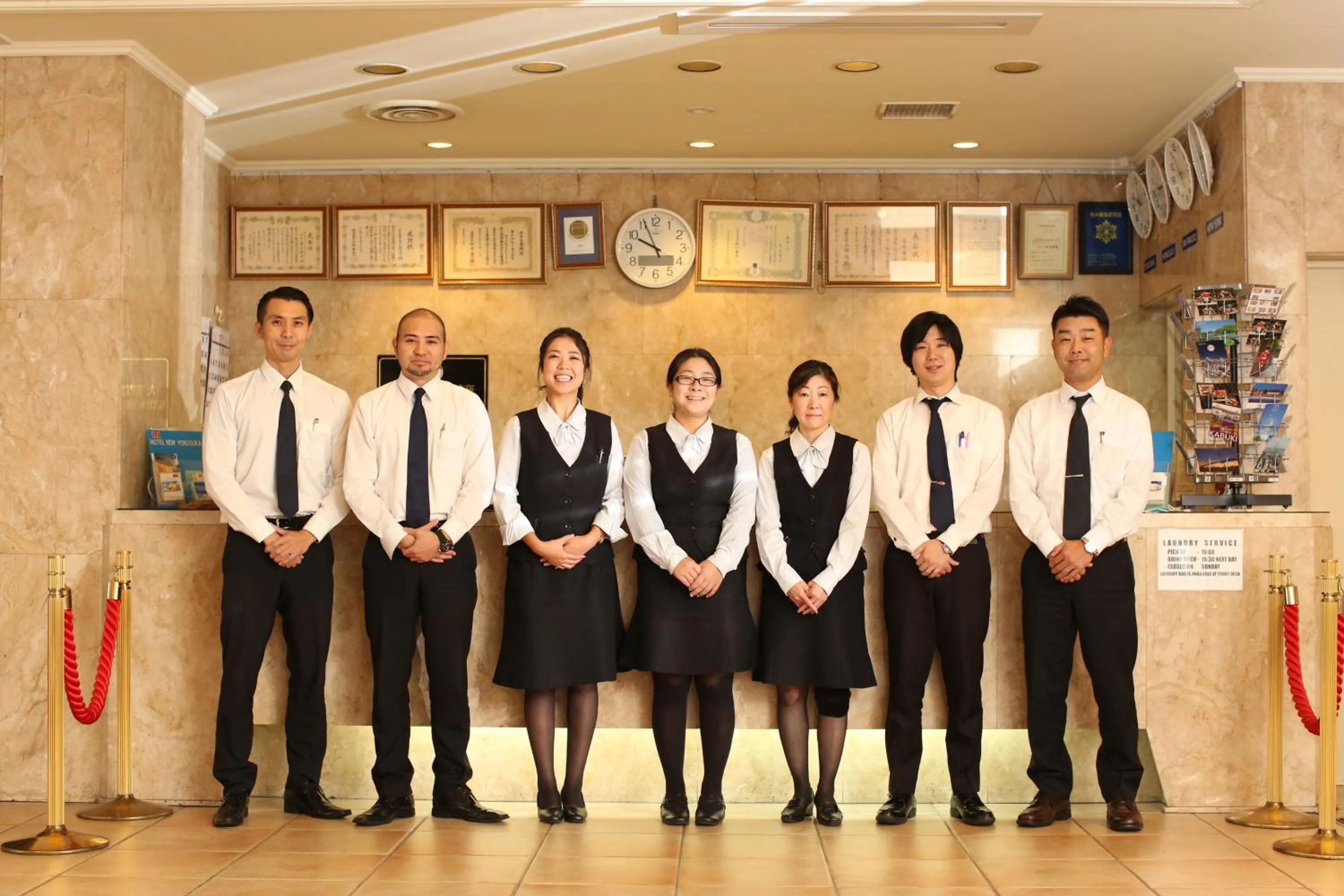 Staff in Hotel New Yokosuka