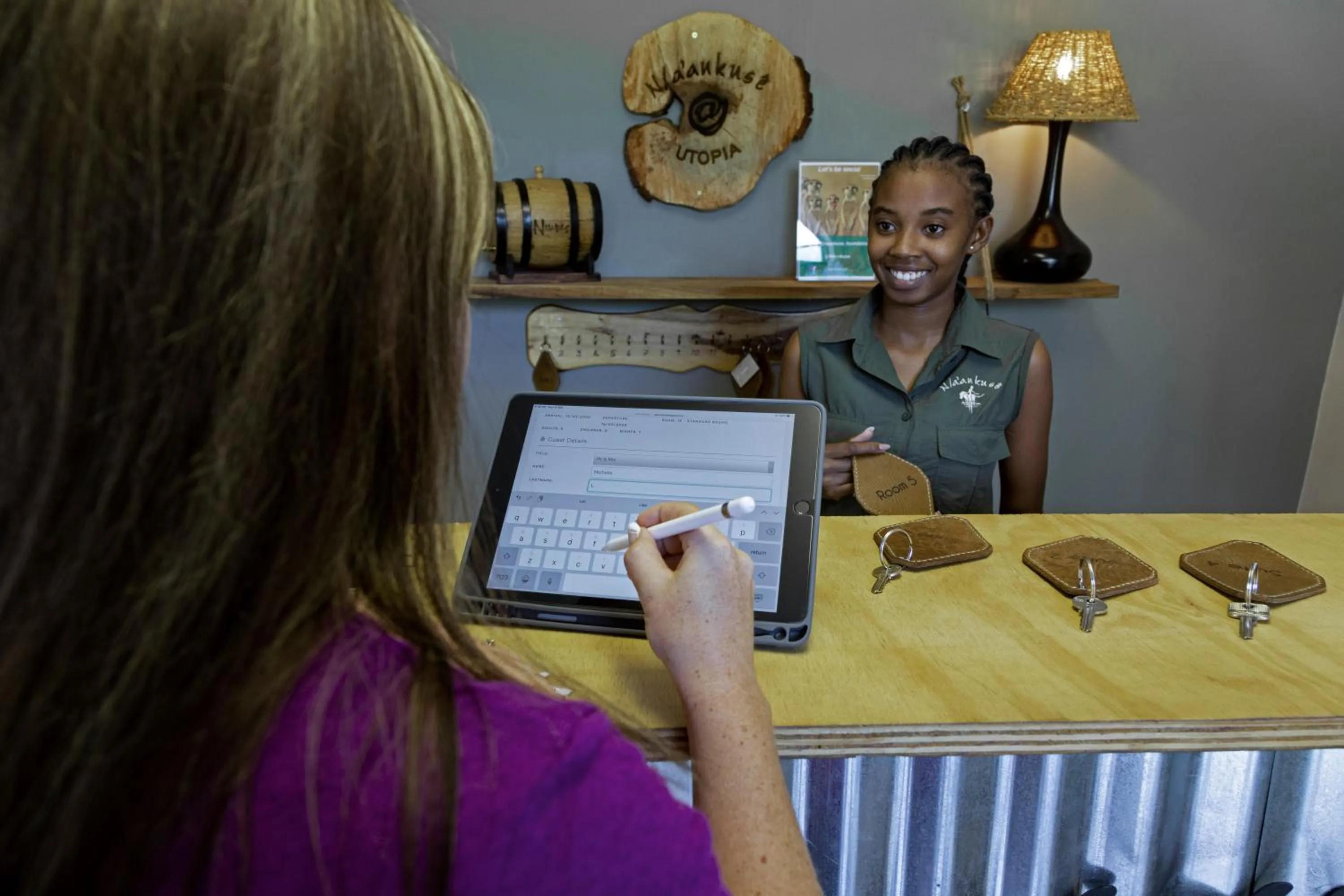 Lobby or reception in Na’ankusê @ Utopia