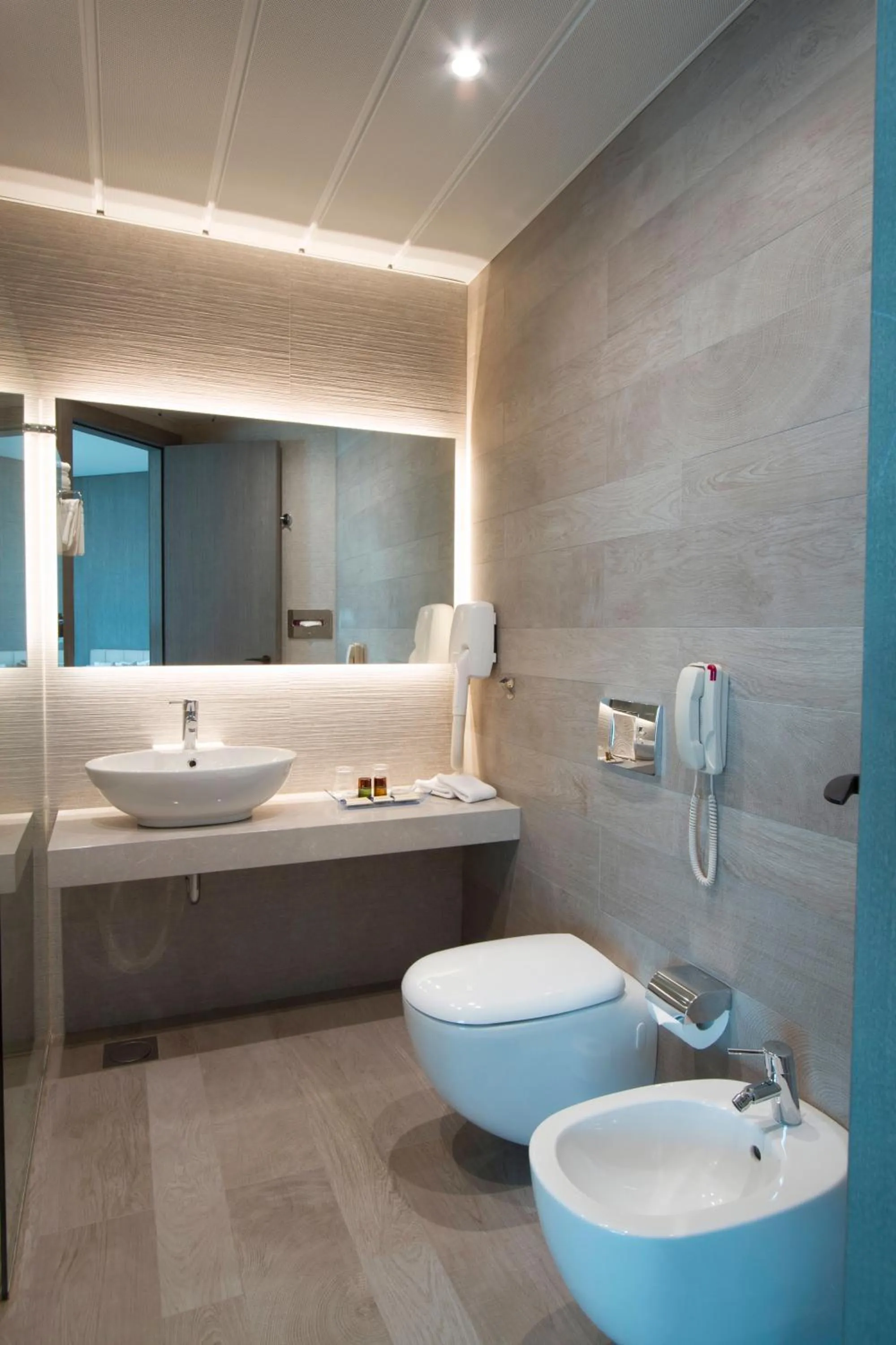 Toilet in Promenade Hotel