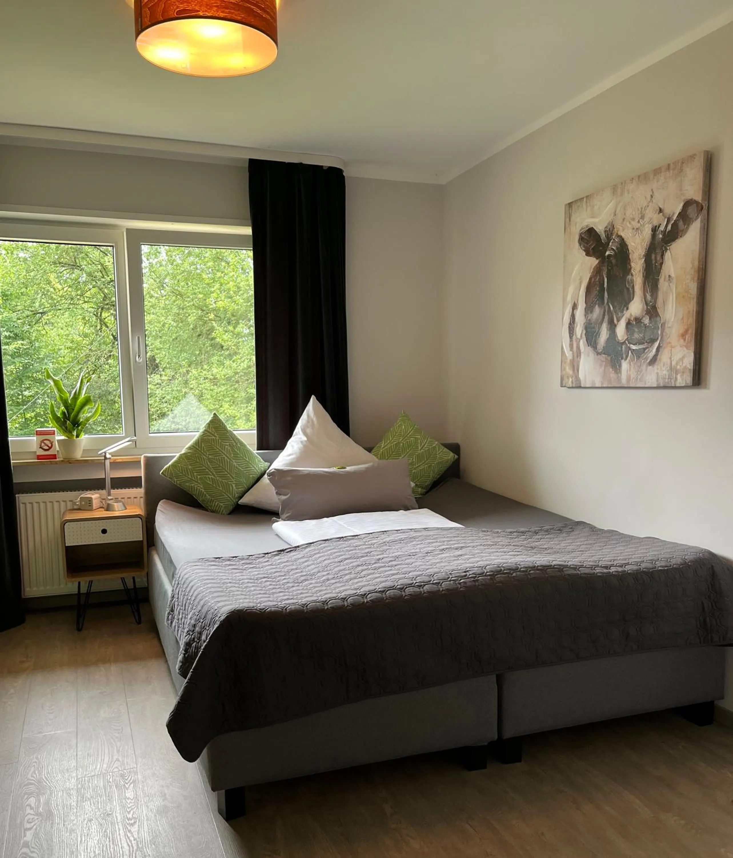 Bed in Hotel-Restaurant Berghof