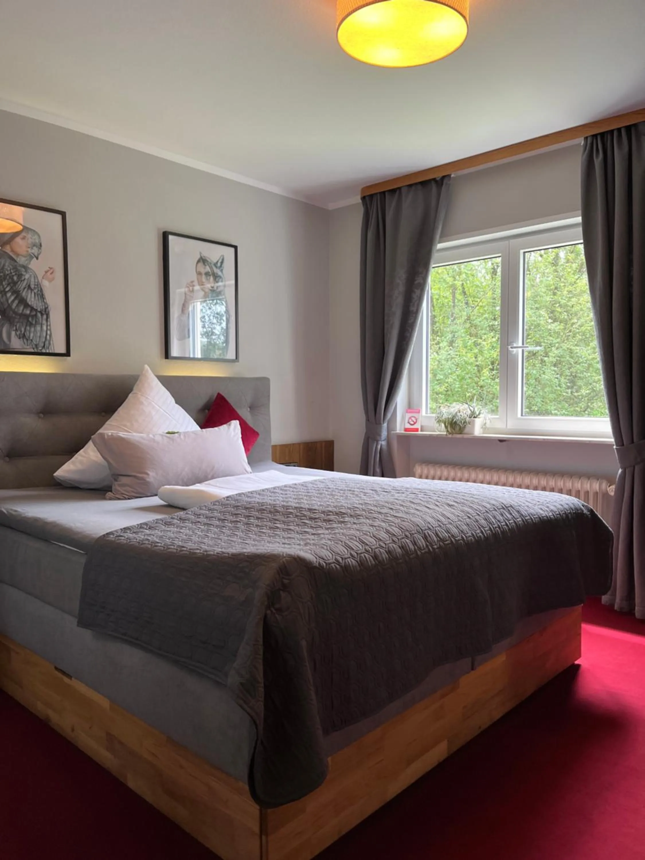 Bed in Hotel-Restaurant Berghof