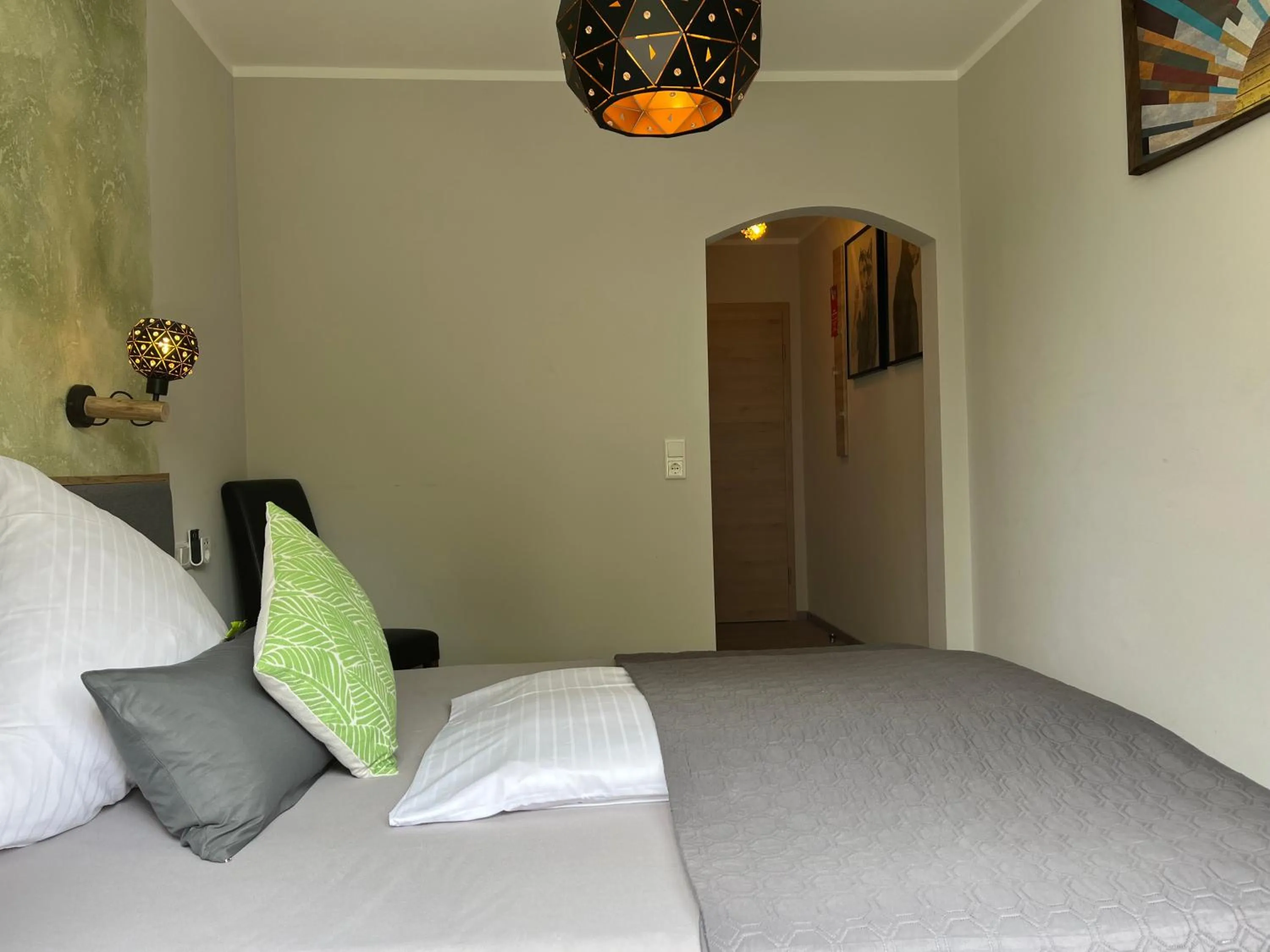 Bed in Hotel-Restaurant Berghof