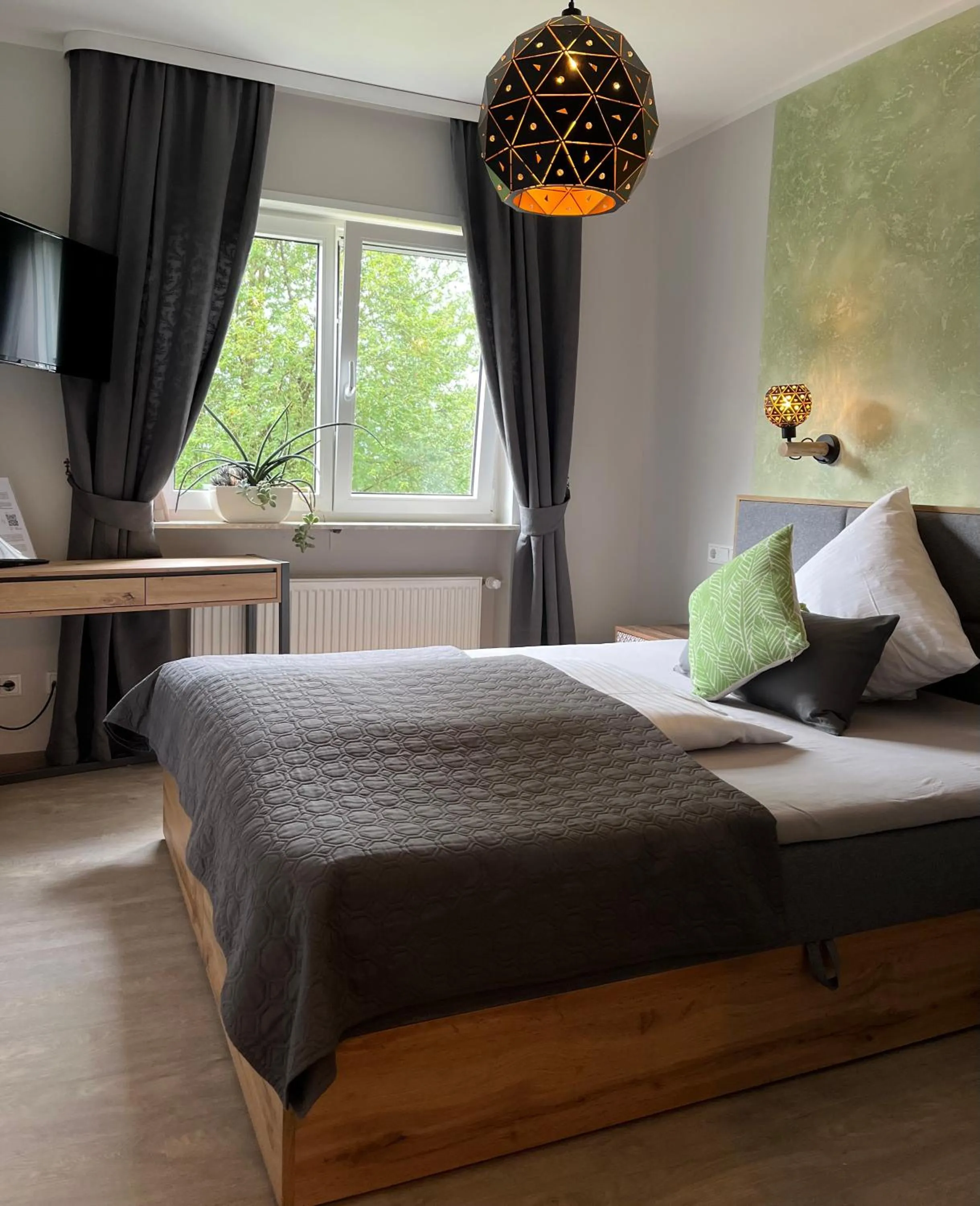 Bed in Hotel-Restaurant Berghof