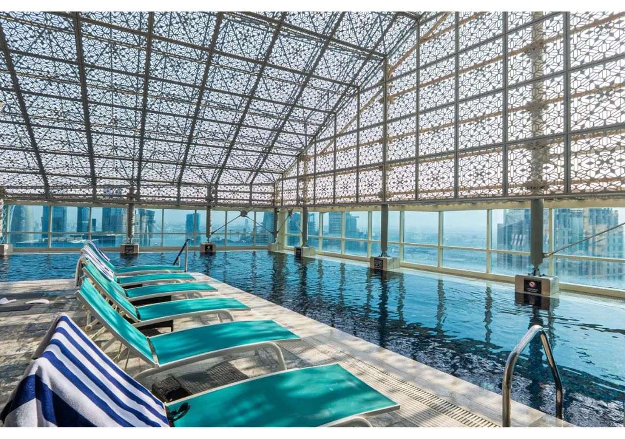 Pool view in InterContinental Doha The City by IHG