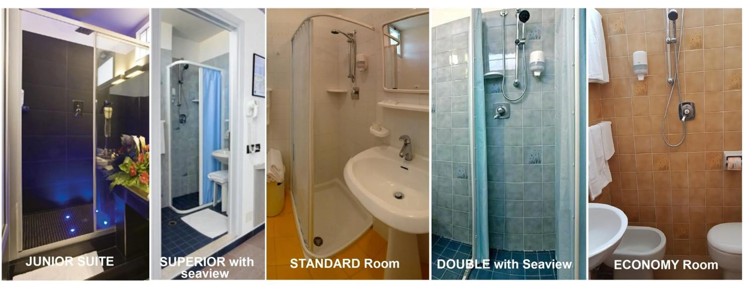 Shower in Hotel Cavalluccio Marino