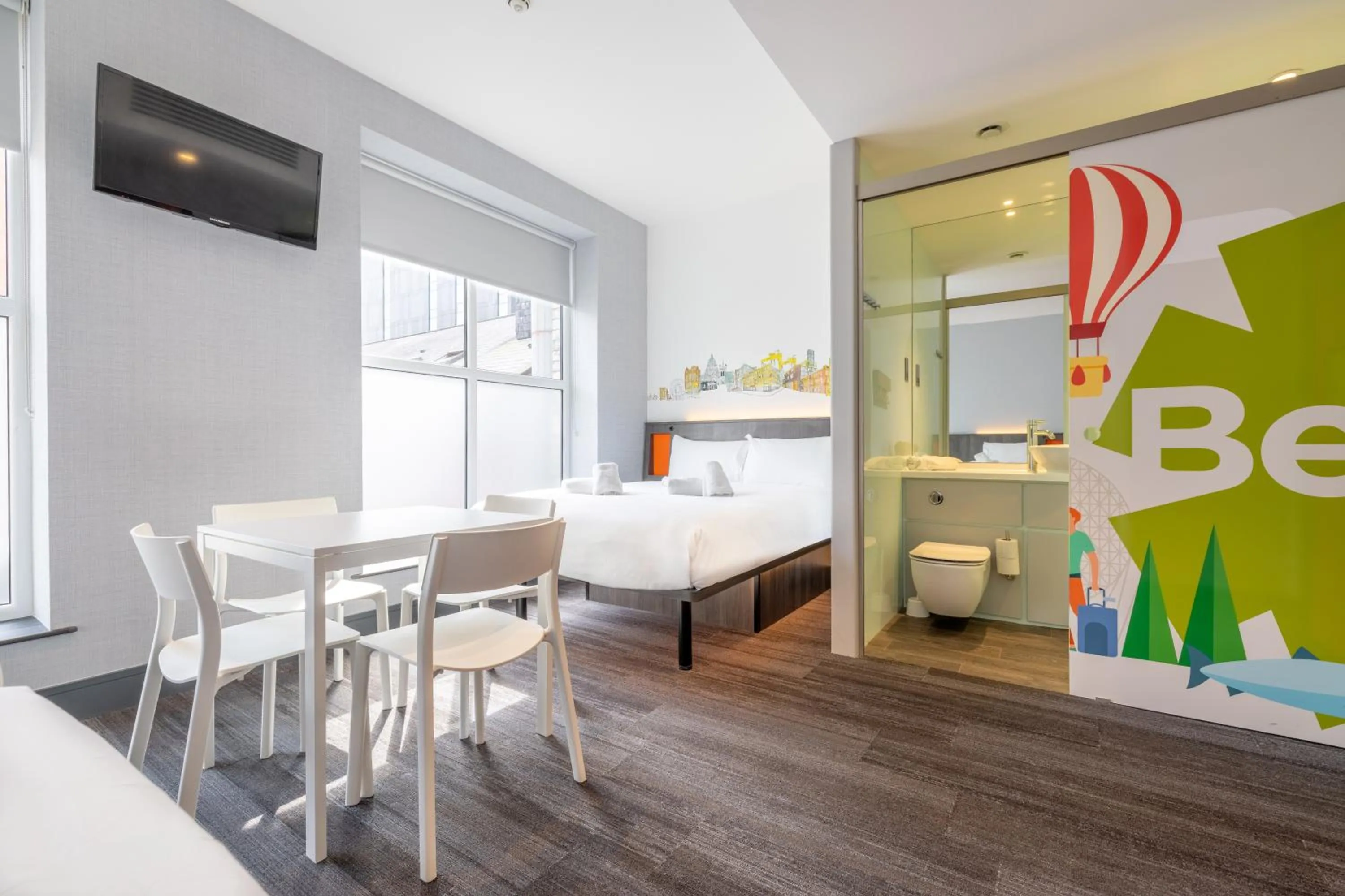 Bed in easyHotel Belfast