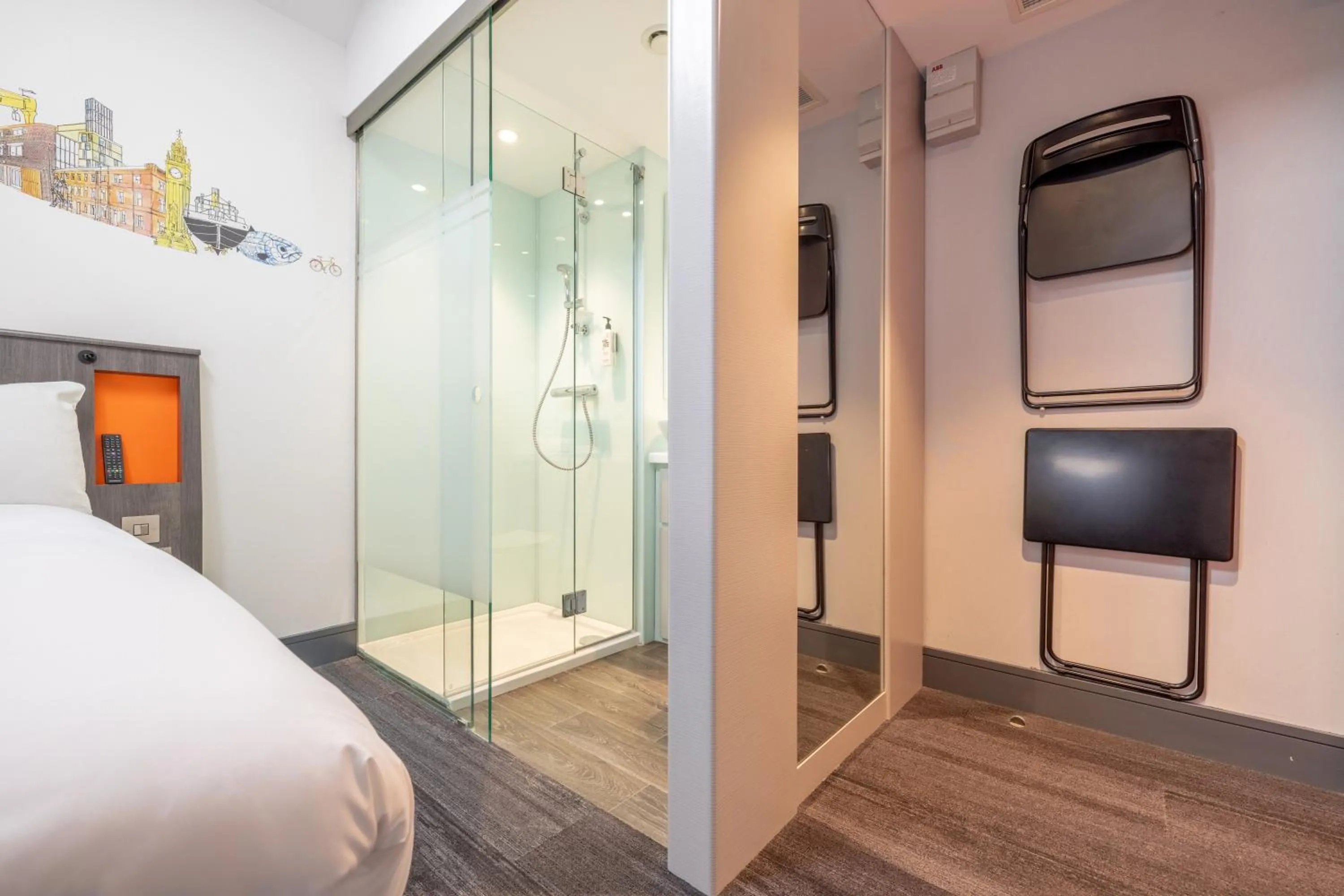 Bed in easyHotel Belfast