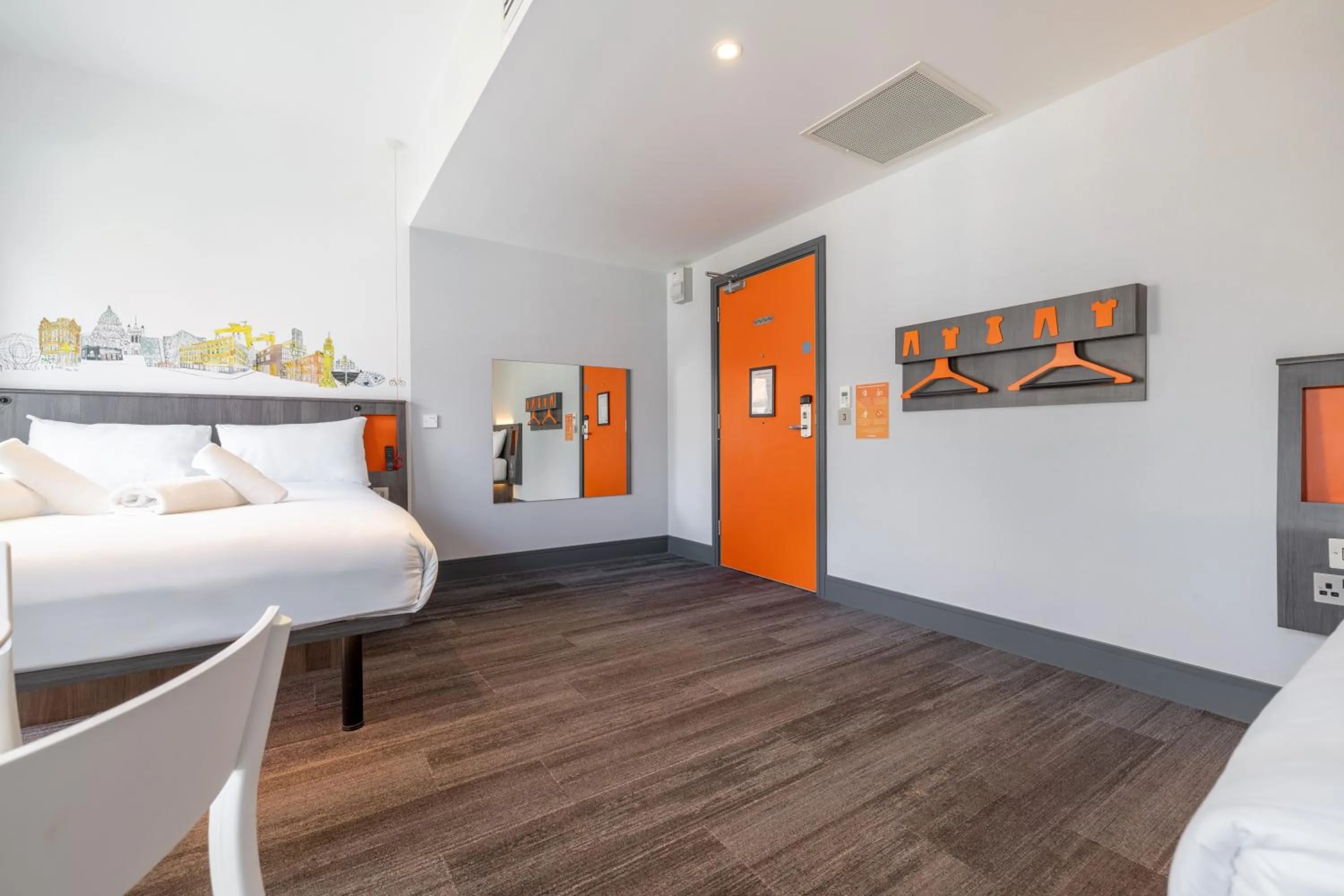 Bed in easyHotel Belfast