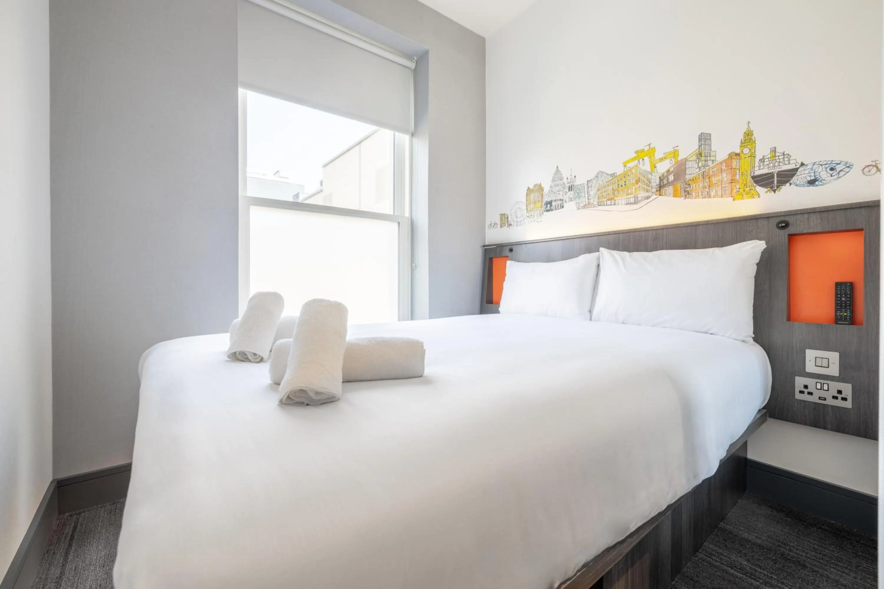 Bed in easyHotel Belfast