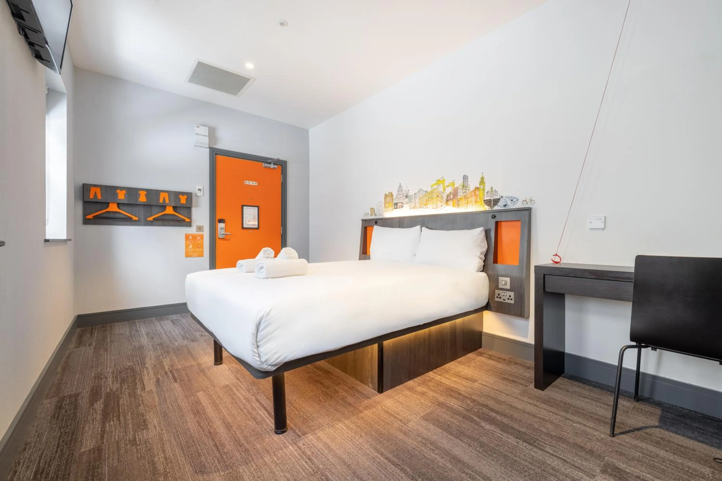 Bed in easyHotel Belfast