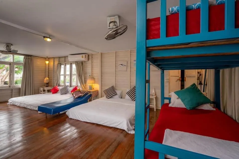 Bed in Secret garden pool villa