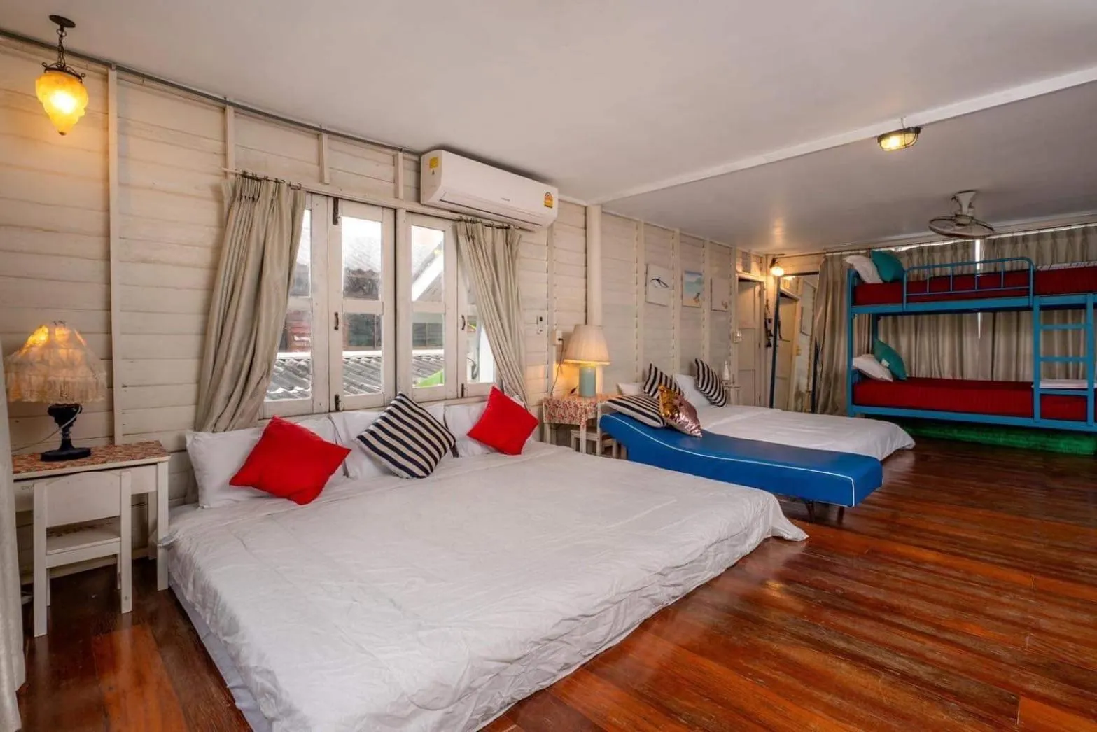 Bed in Secret garden pool villa