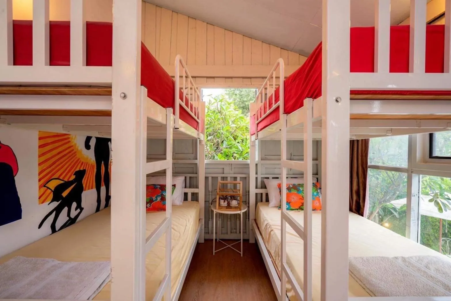 Bed in Secret garden pool villa