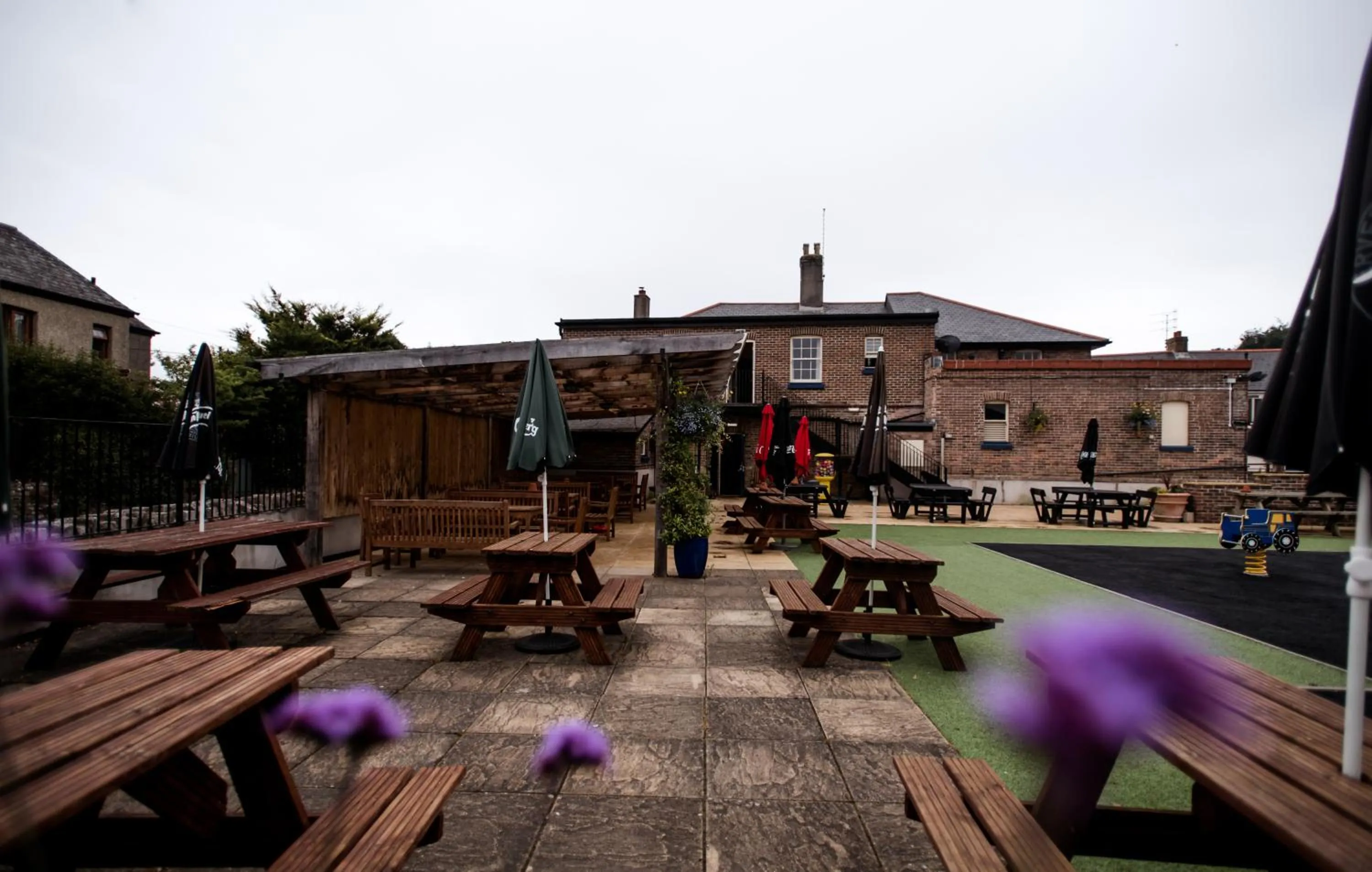Patio in The Black Dog Inn
