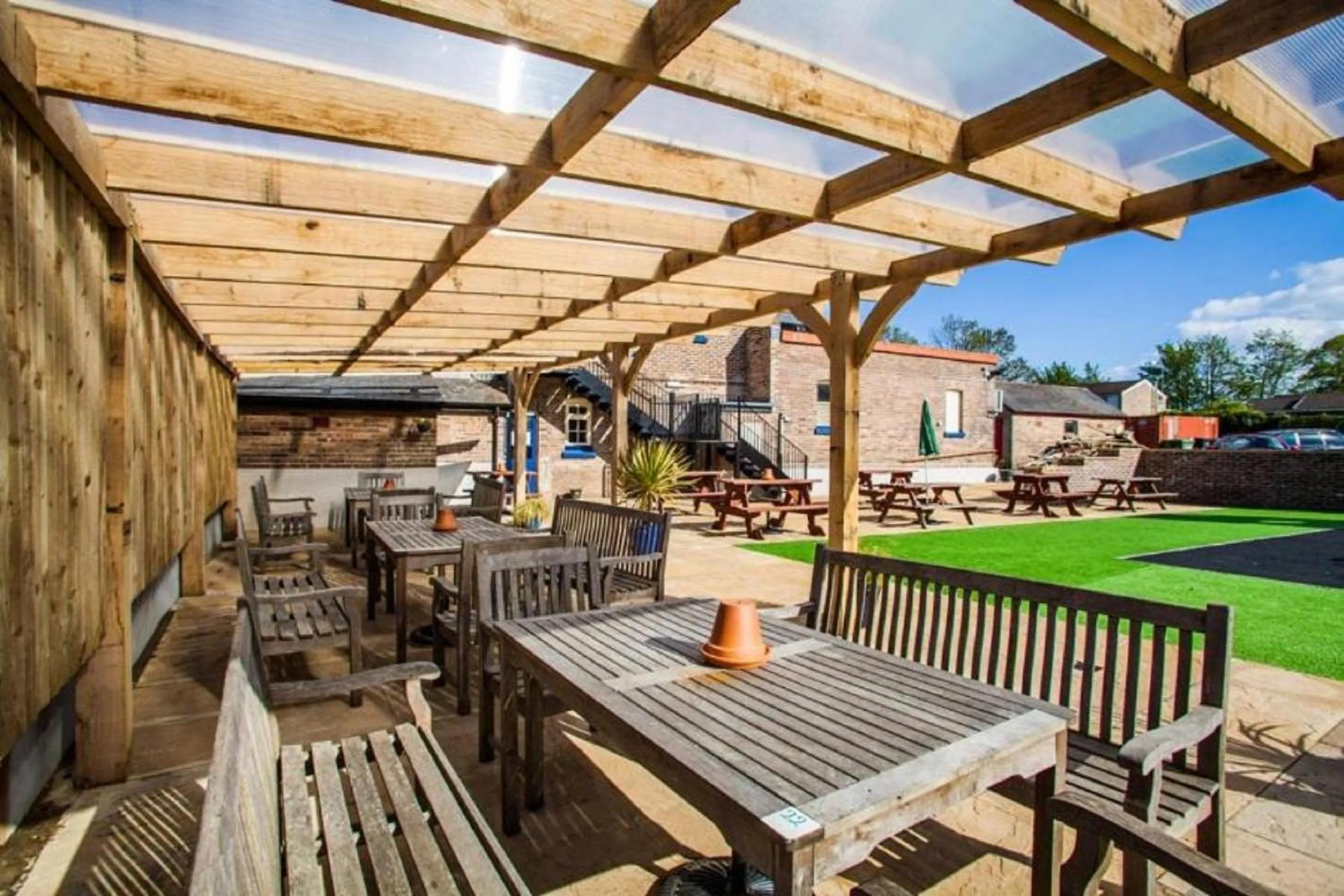 Balcony/Terrace in The Black Dog Inn