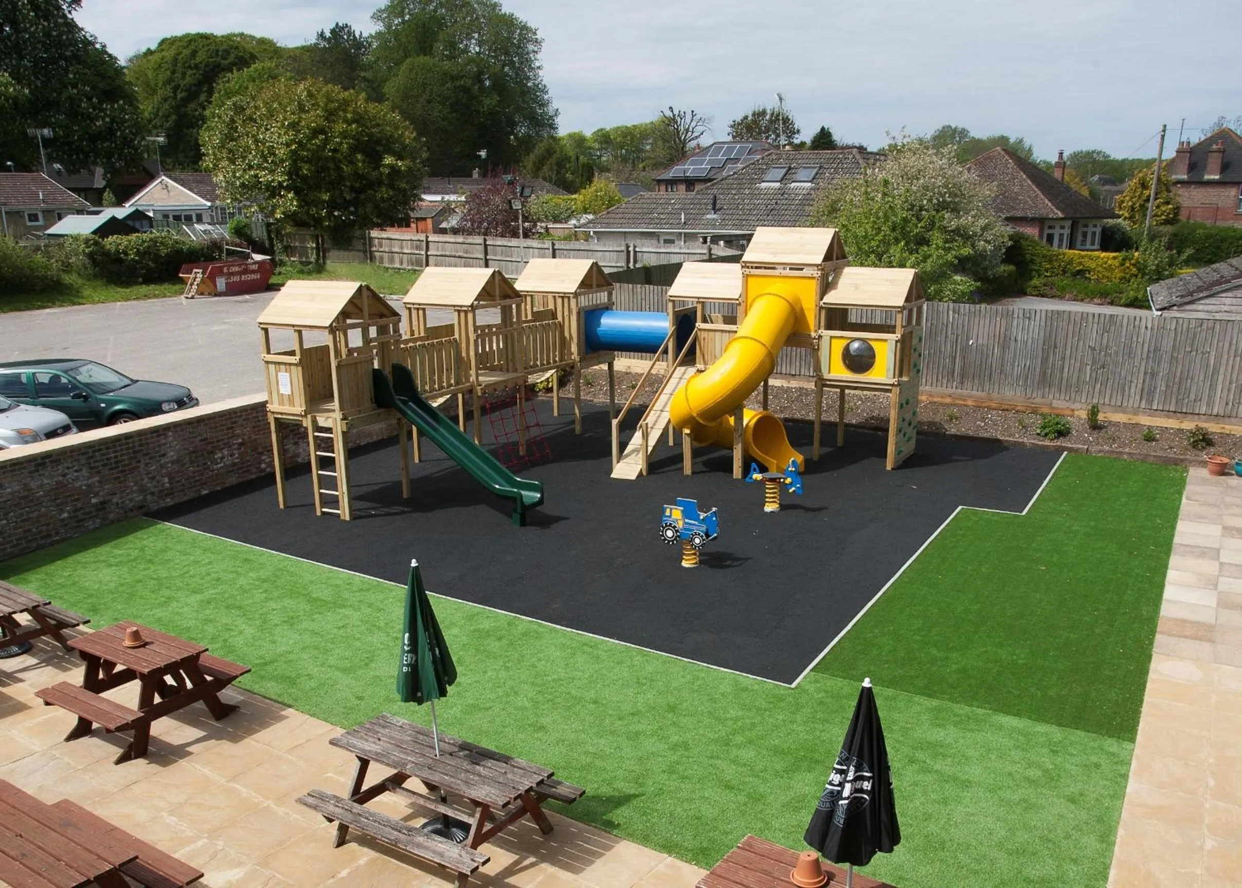 Children play ground in The Black Dog Inn