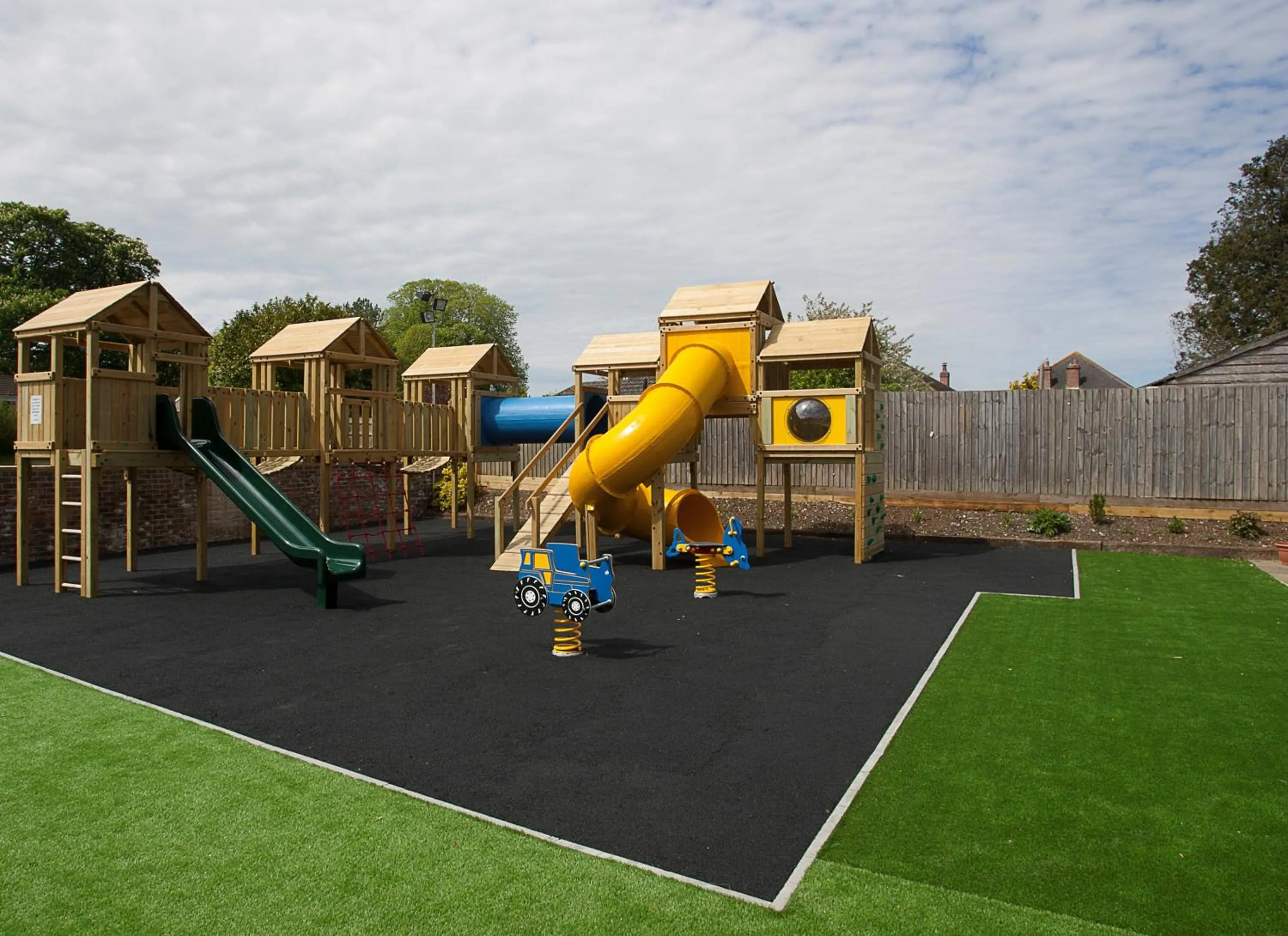 Children play ground in The Black Dog Inn