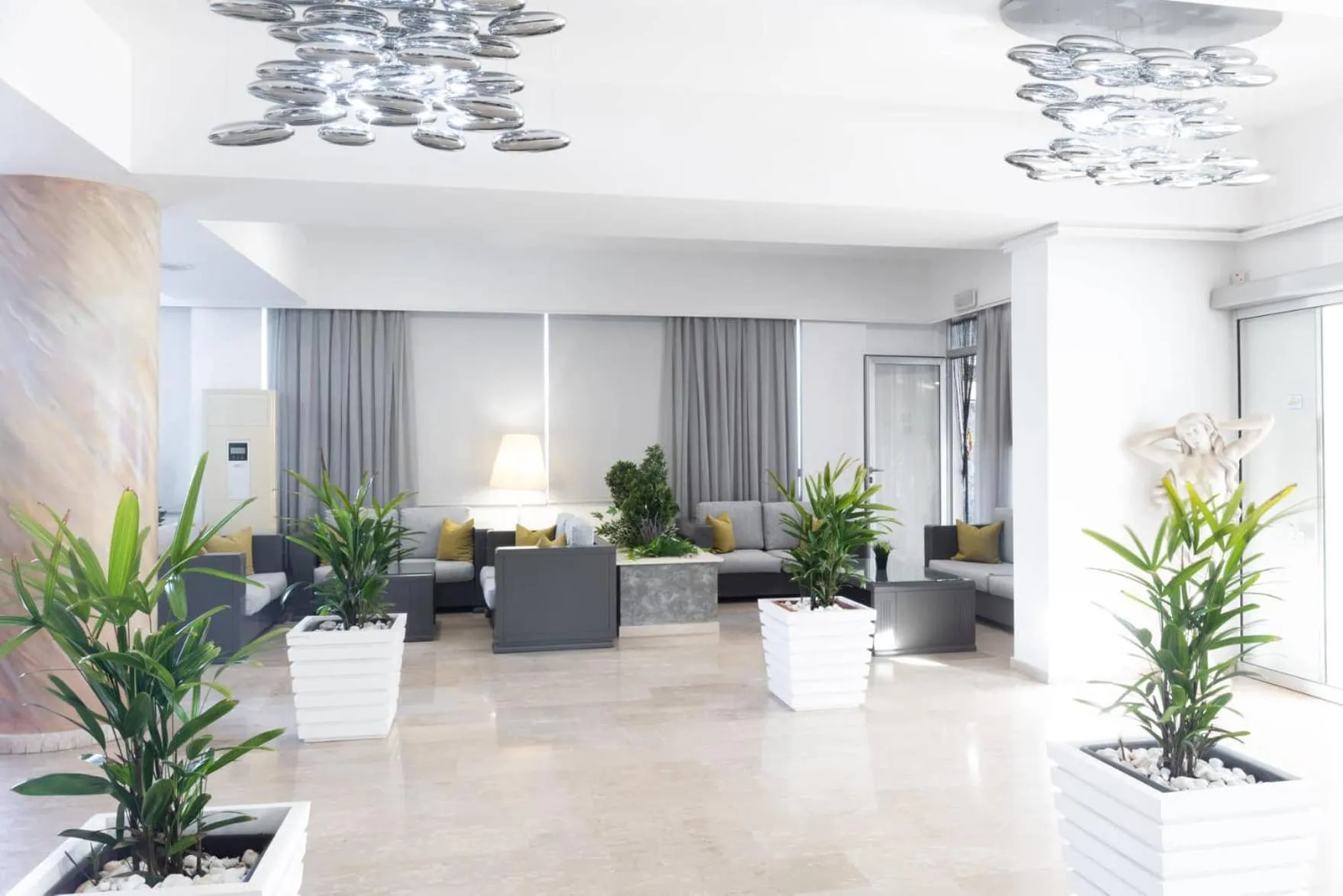 Seating area in Vrissaki Hotel Apartments