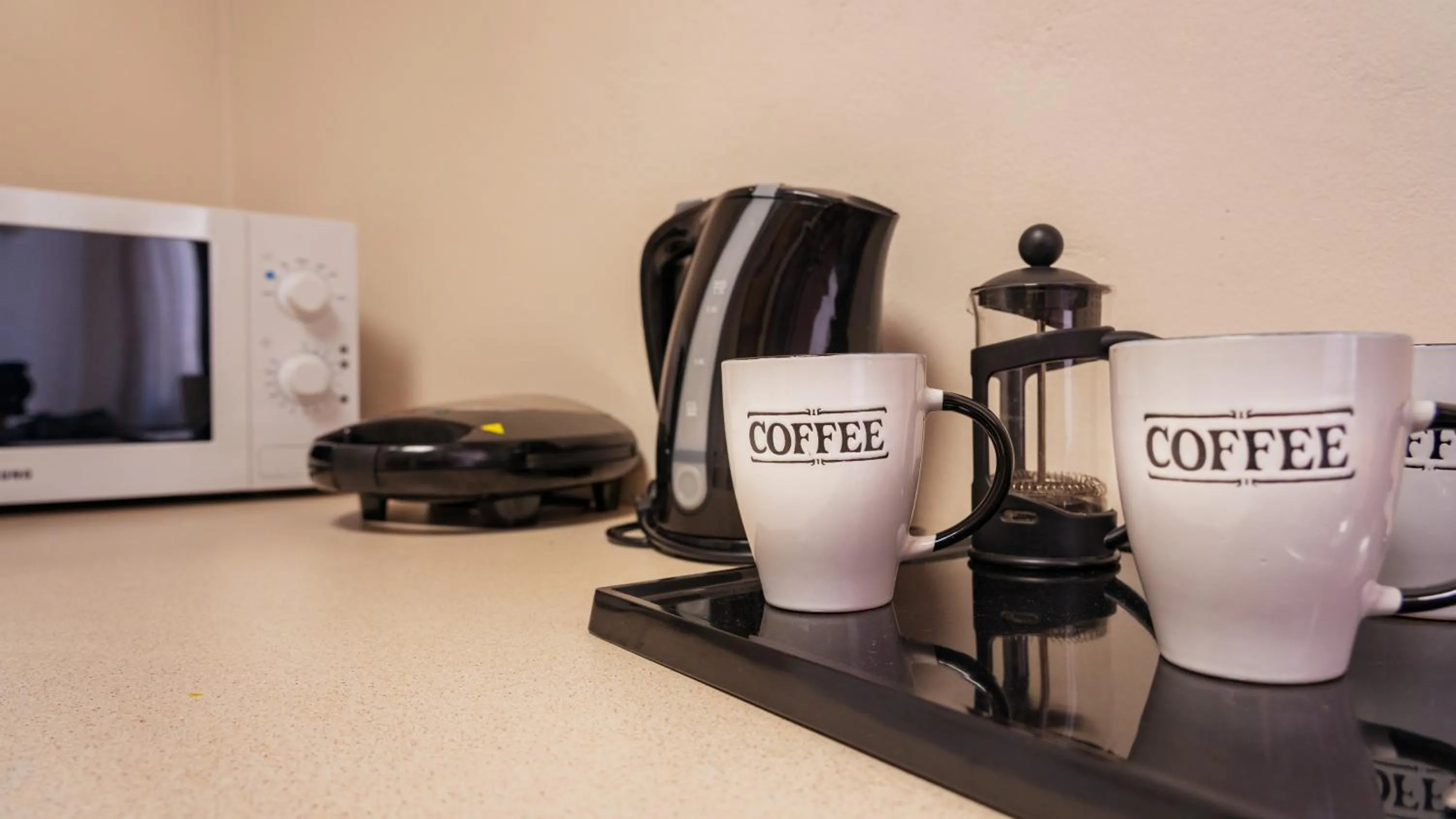 Coffee/tea facilities in Athenian Central Apartments
