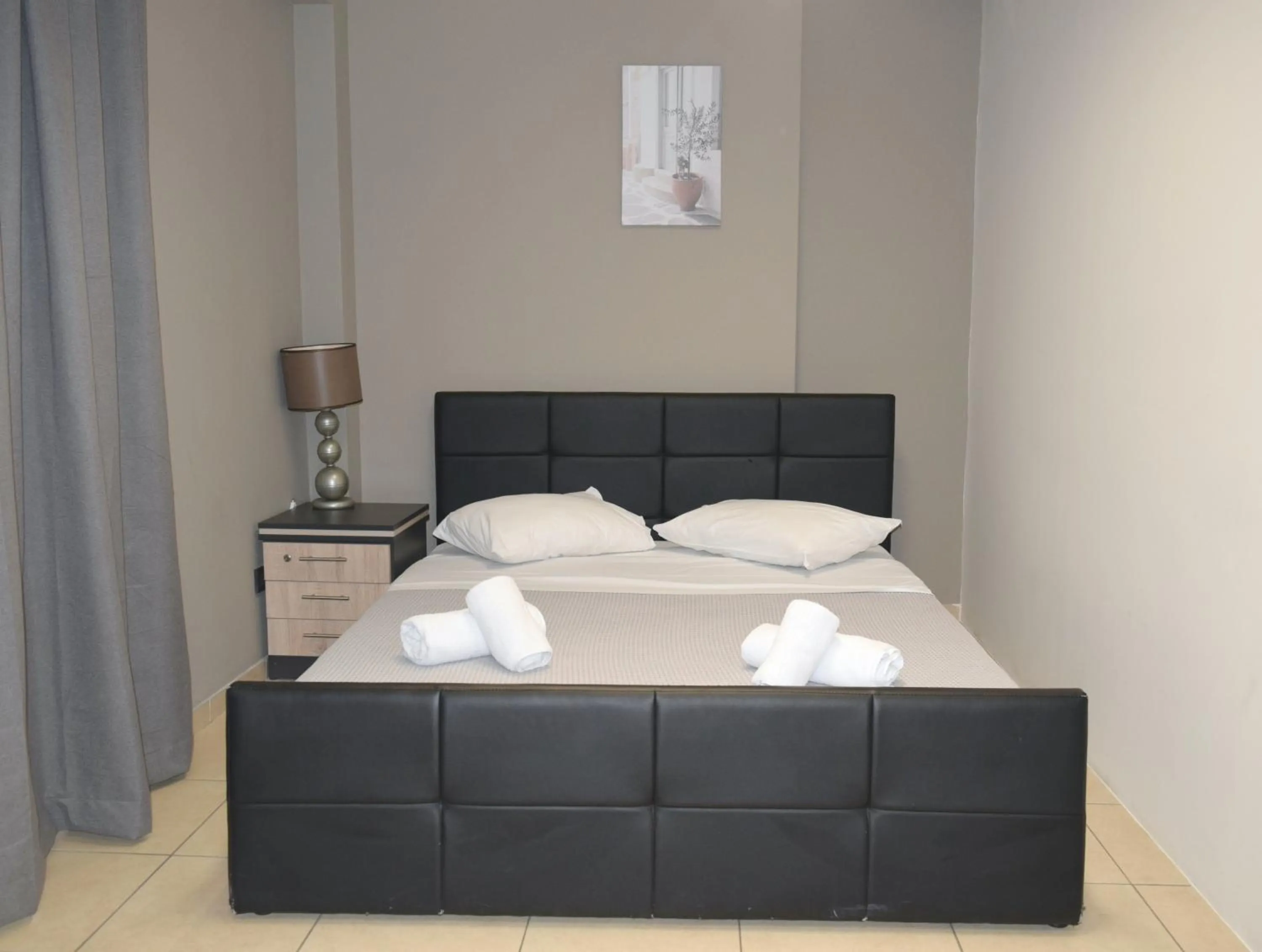 Bed in Athenian Central Apartments