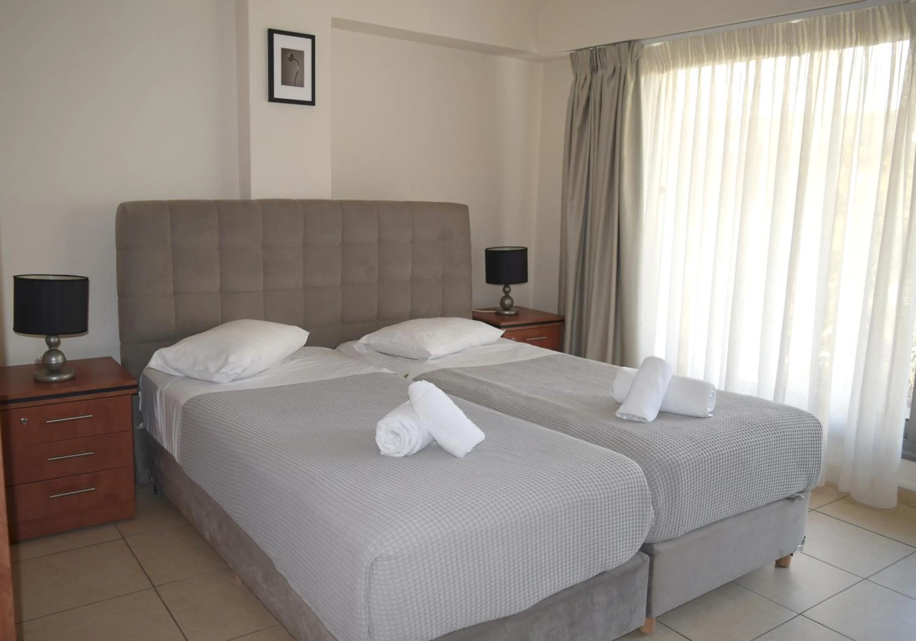 Bedroom in Athenian Central Apartments