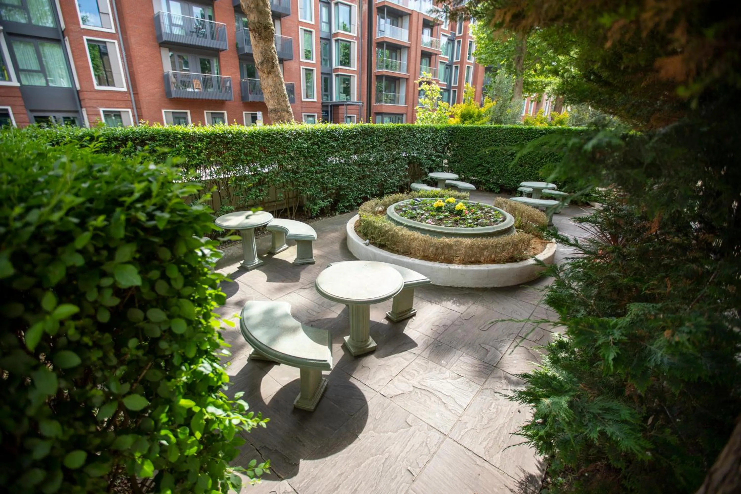 Garden view in W6 Hotel